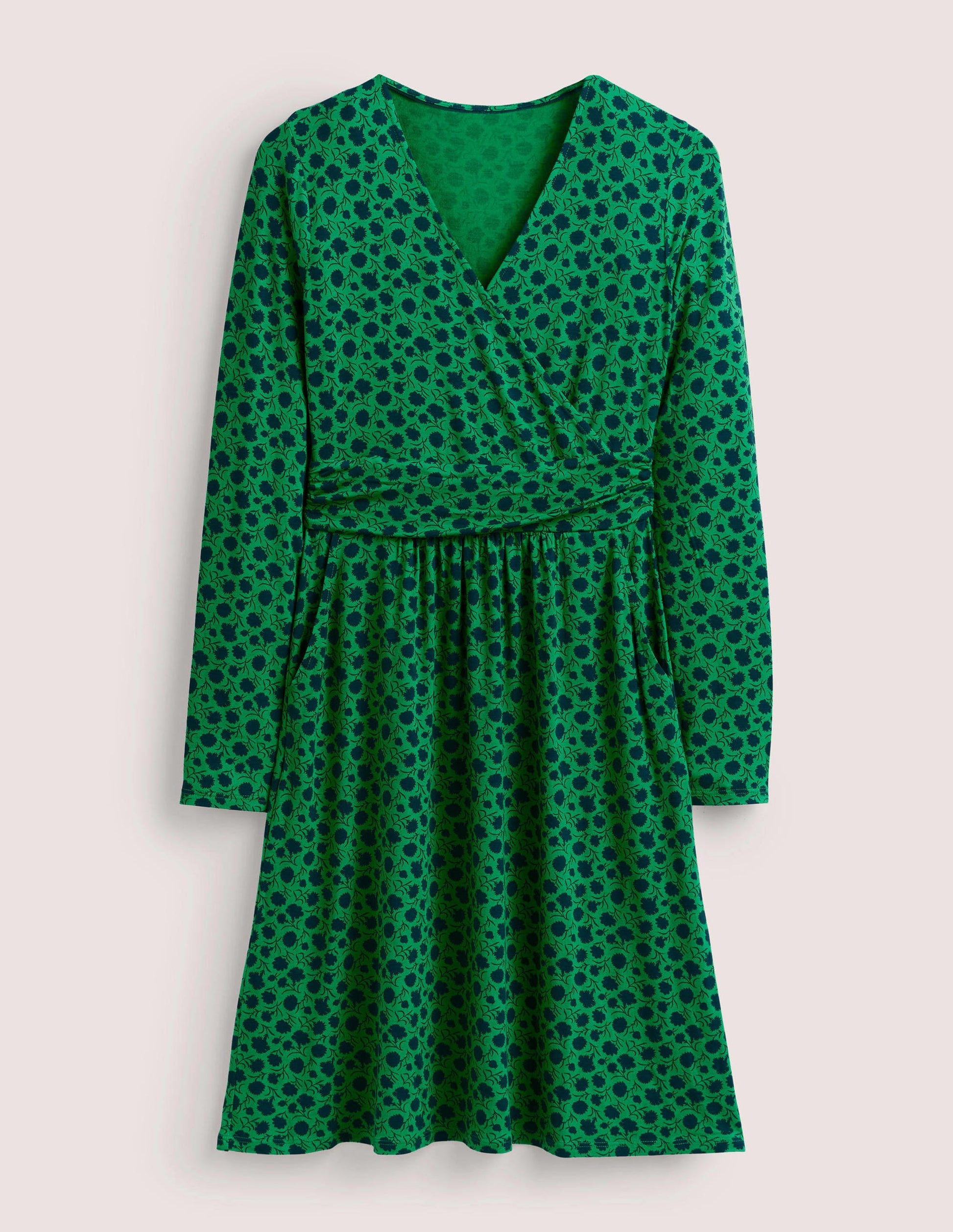 Layla Jersey Dress-Sapling, Leafy Bud-6
