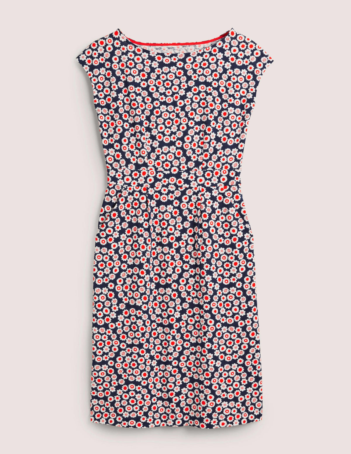 Florrie Jersey Dress-Black - Image 5