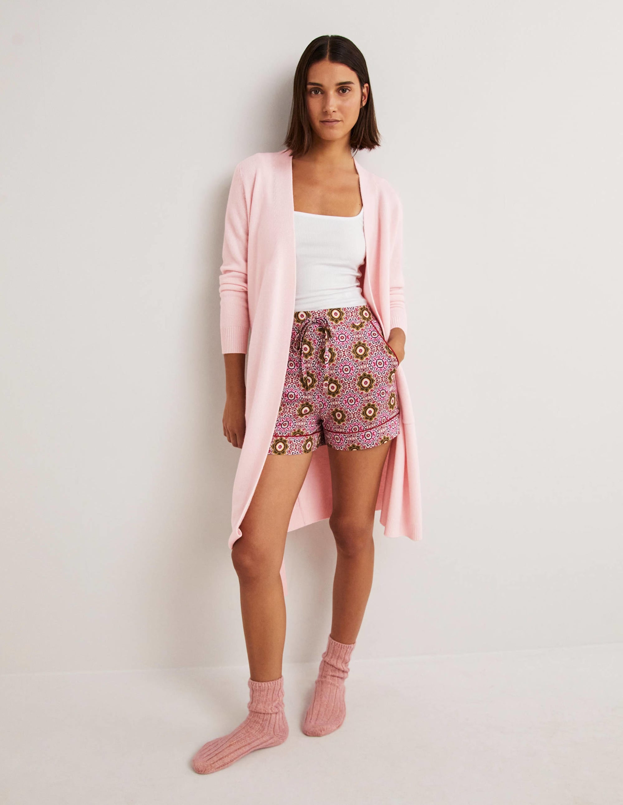 Cashmere Robe-Boto Pink - Image 1