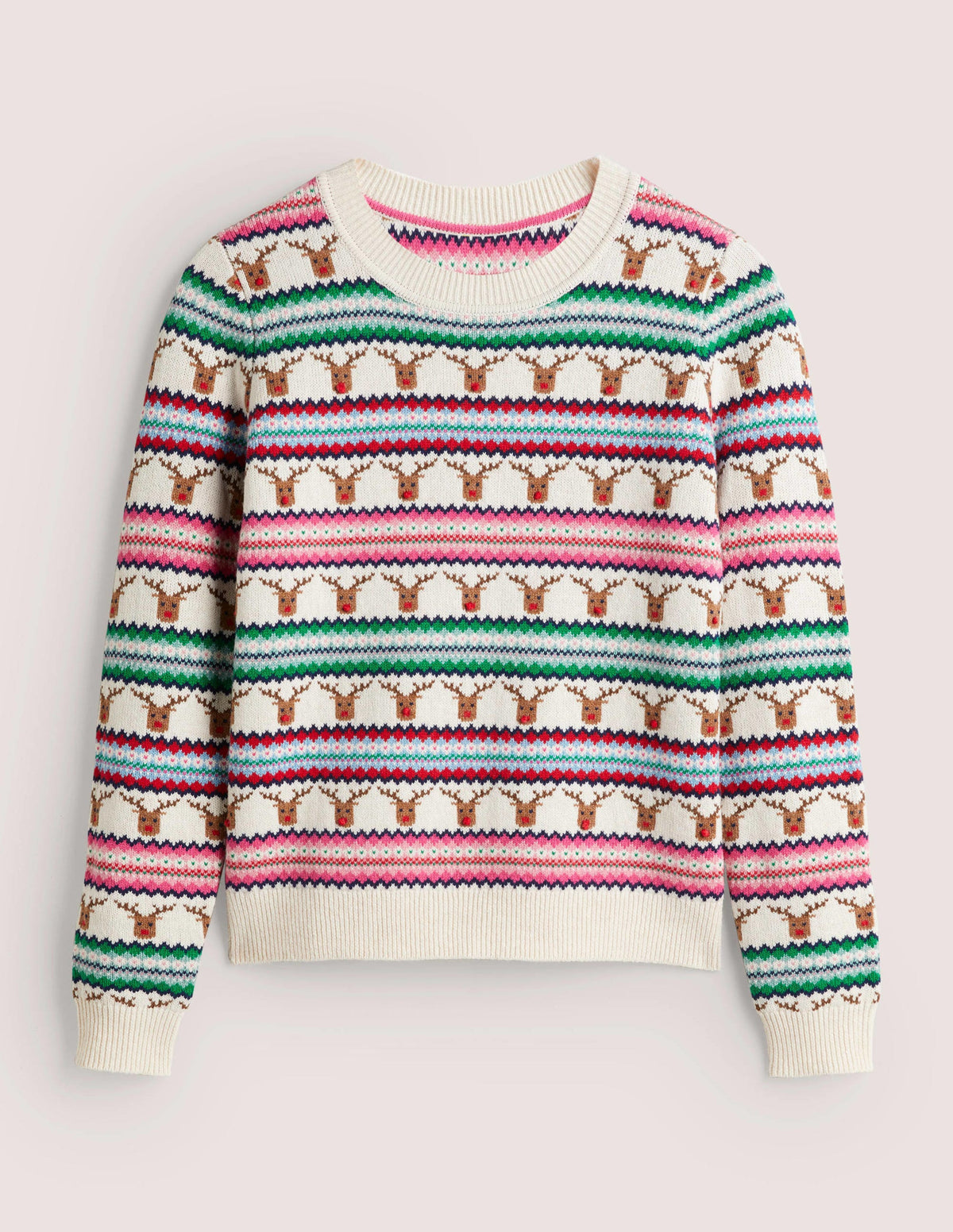 Reindeer Fair Isle Christmas Sweater-Reindeer Fair Isle - Image 5