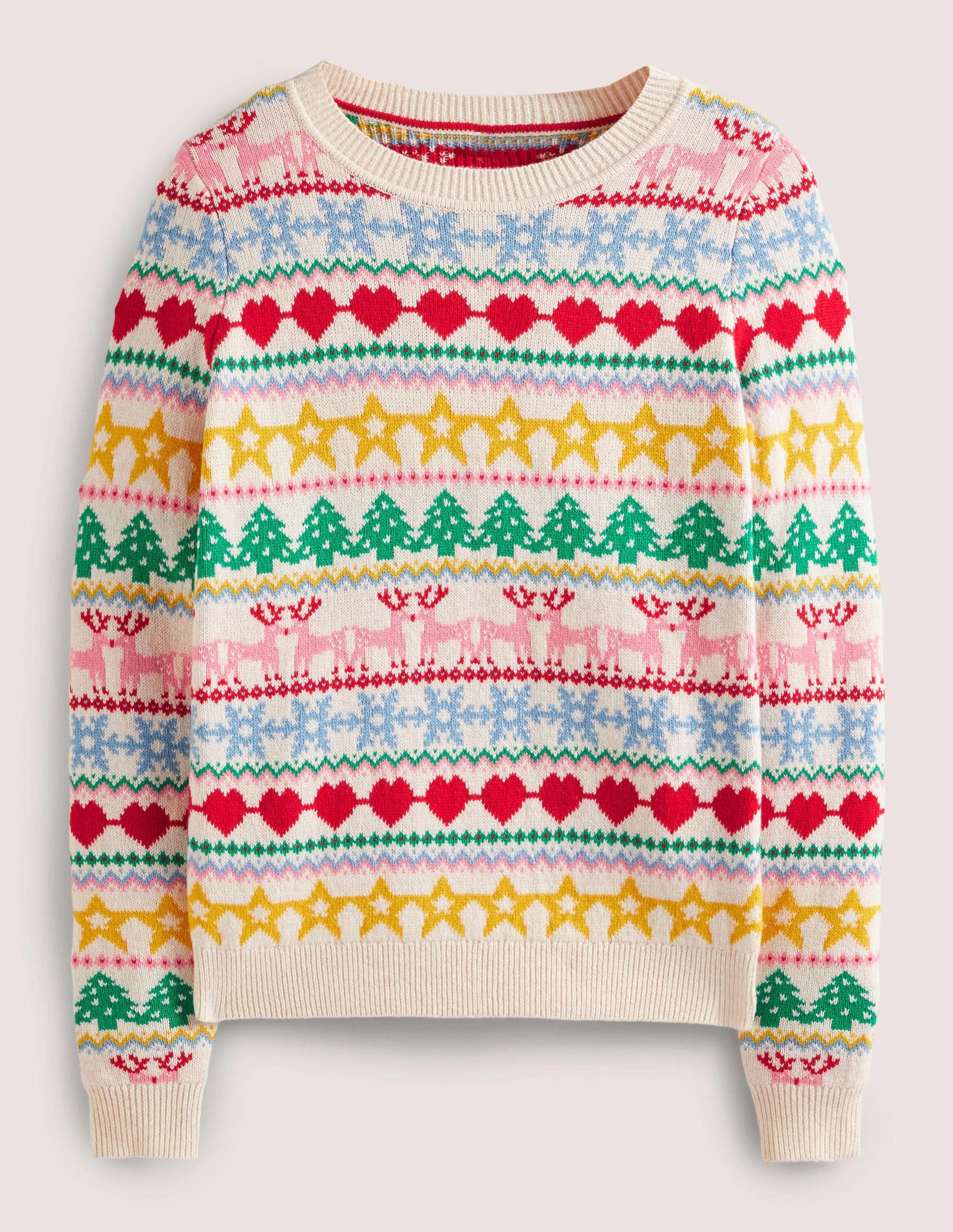 Festive Fair Isle Christmas Sweater-Multi Christmas Fair Isle-8