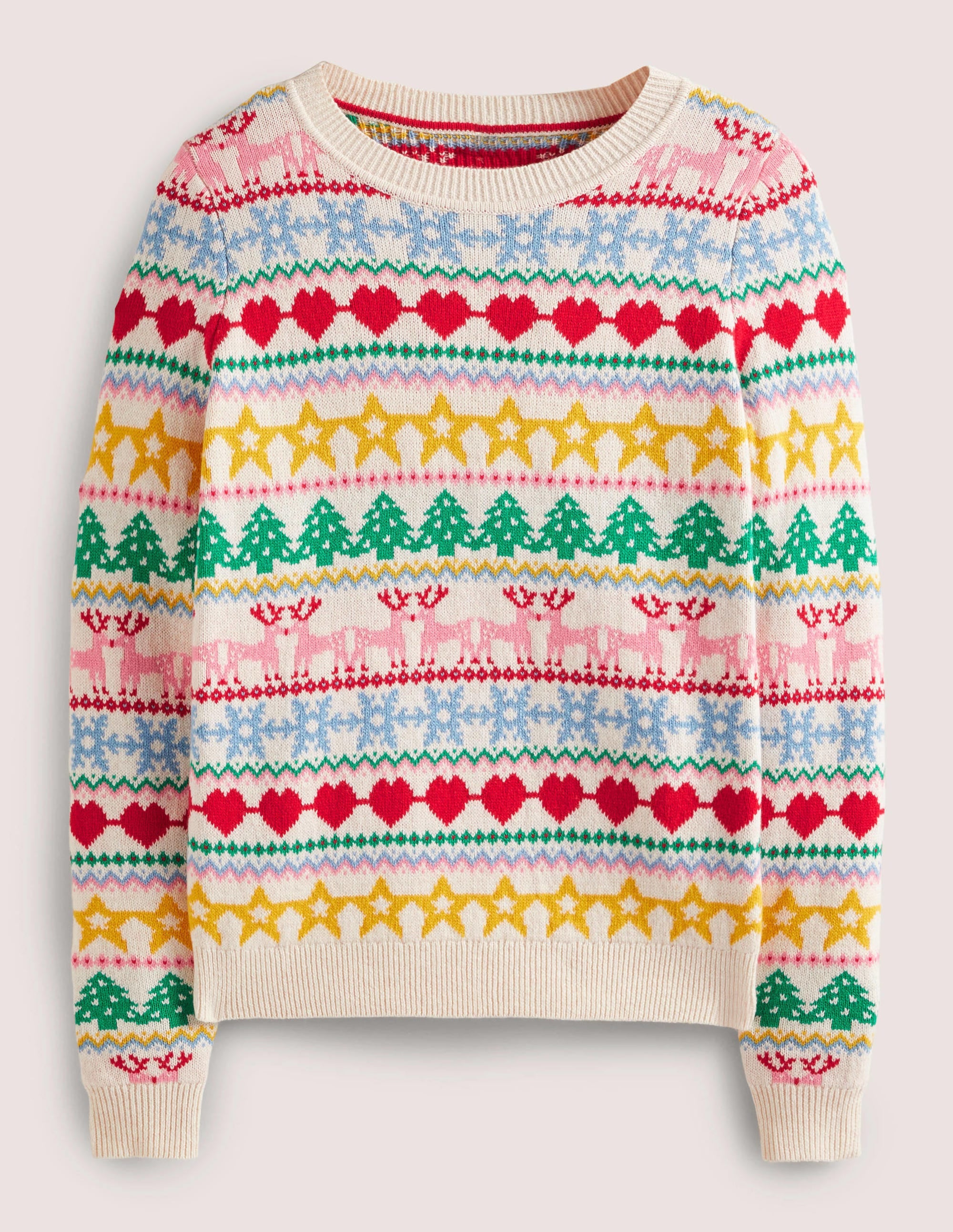 Festive Fair Isle Christmas Sweater-Multi Christmas Fair Isle - Image 8