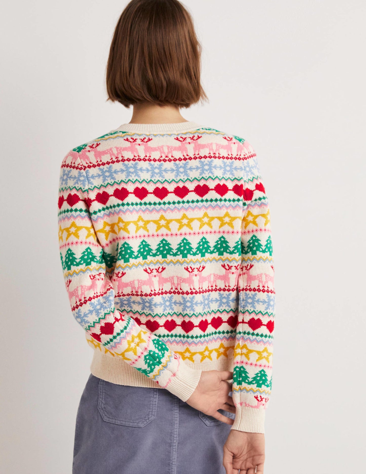 Festive Fair Isle Christmas Sweater-Multi Christmas Fair Isle