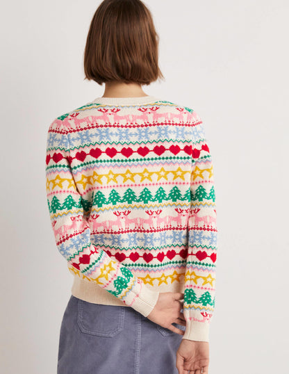 Festive Fair Isle Christmas Sweater-Multi Christmas Fair Isle-3