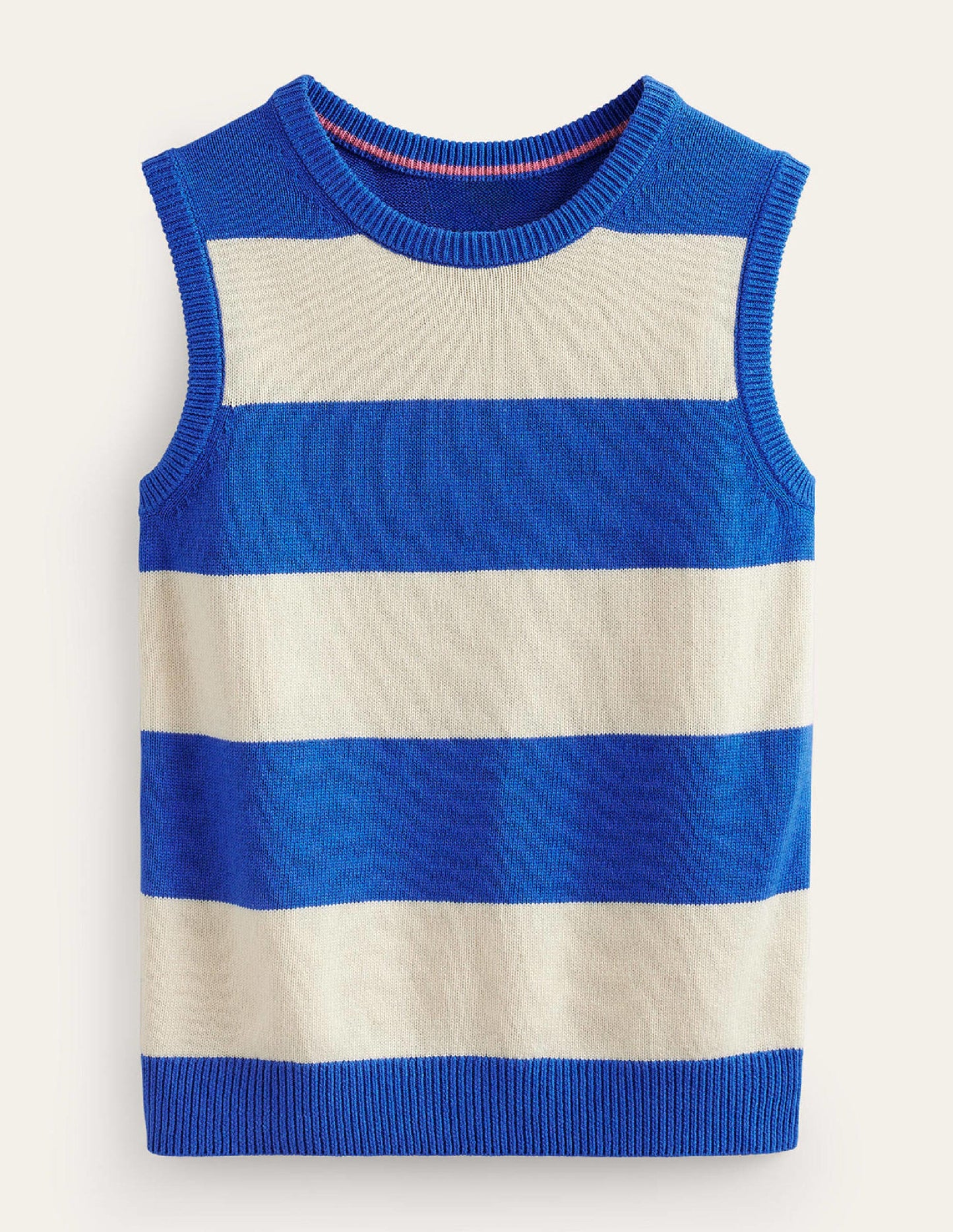 Fiona Sweater Vest-Meadow Spring and Ivory