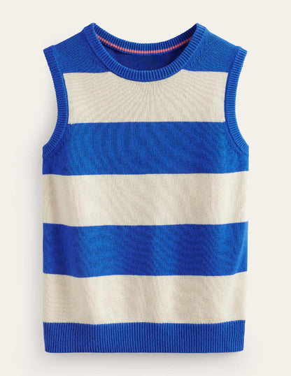 Fiona Sweater Vest-Meadow Spring and Ivory-6