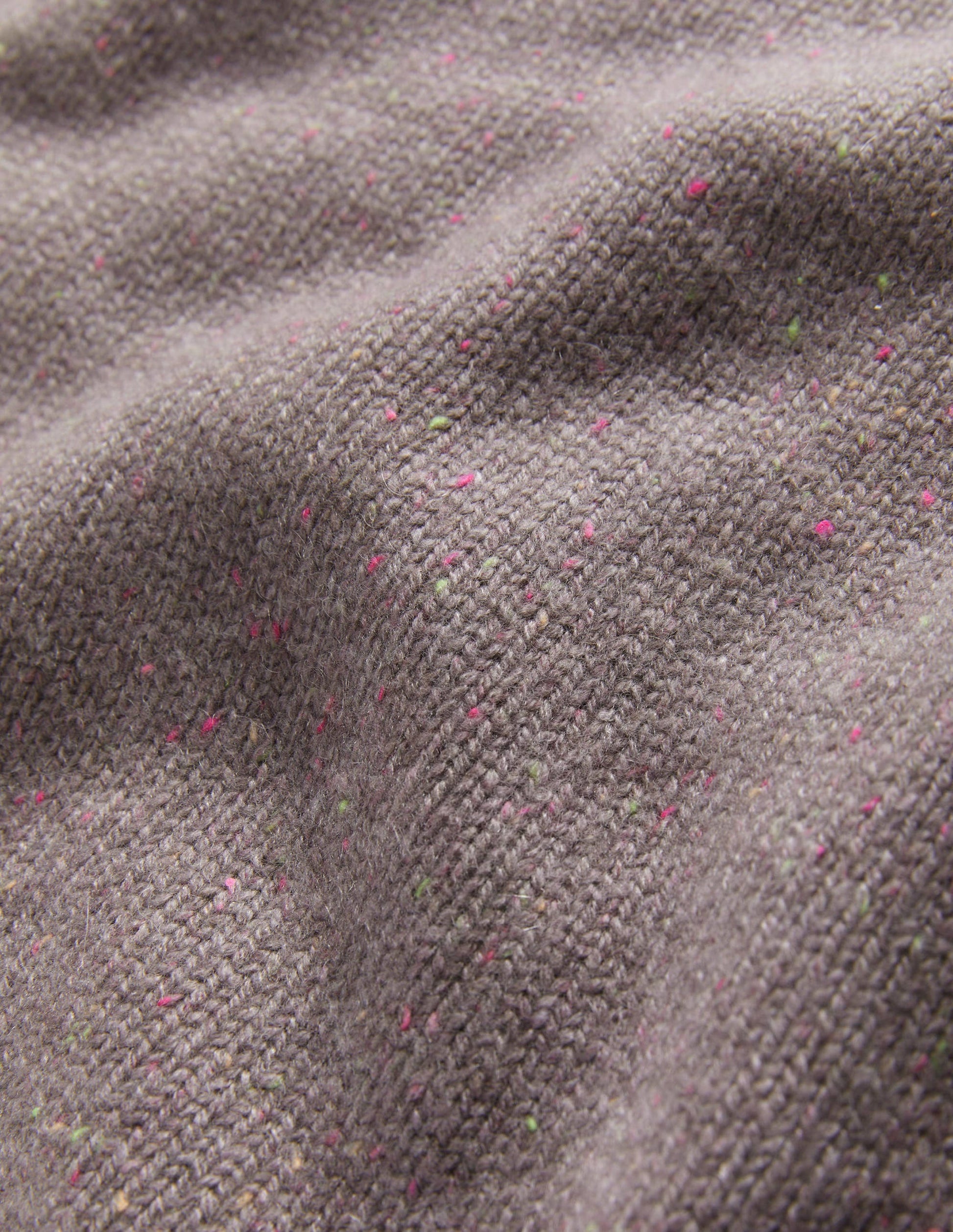 Chunky Cashmere Crew Neck Vest-Grey, Multi Nep-7