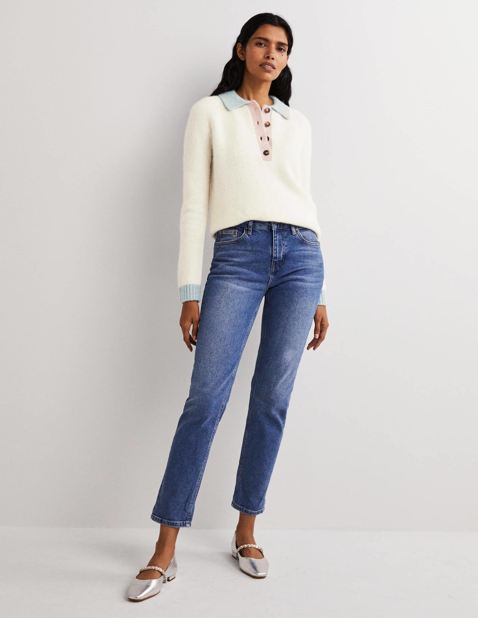Fluffy Henley Sweater-Ivory, Surf-5