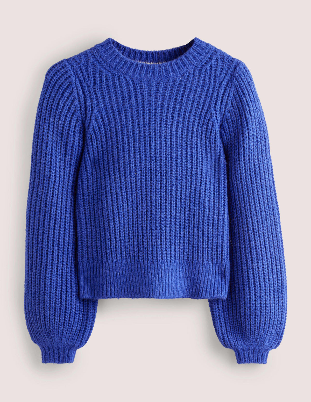 Chunky Ribbed Sweater-Cobalt Blue-7
