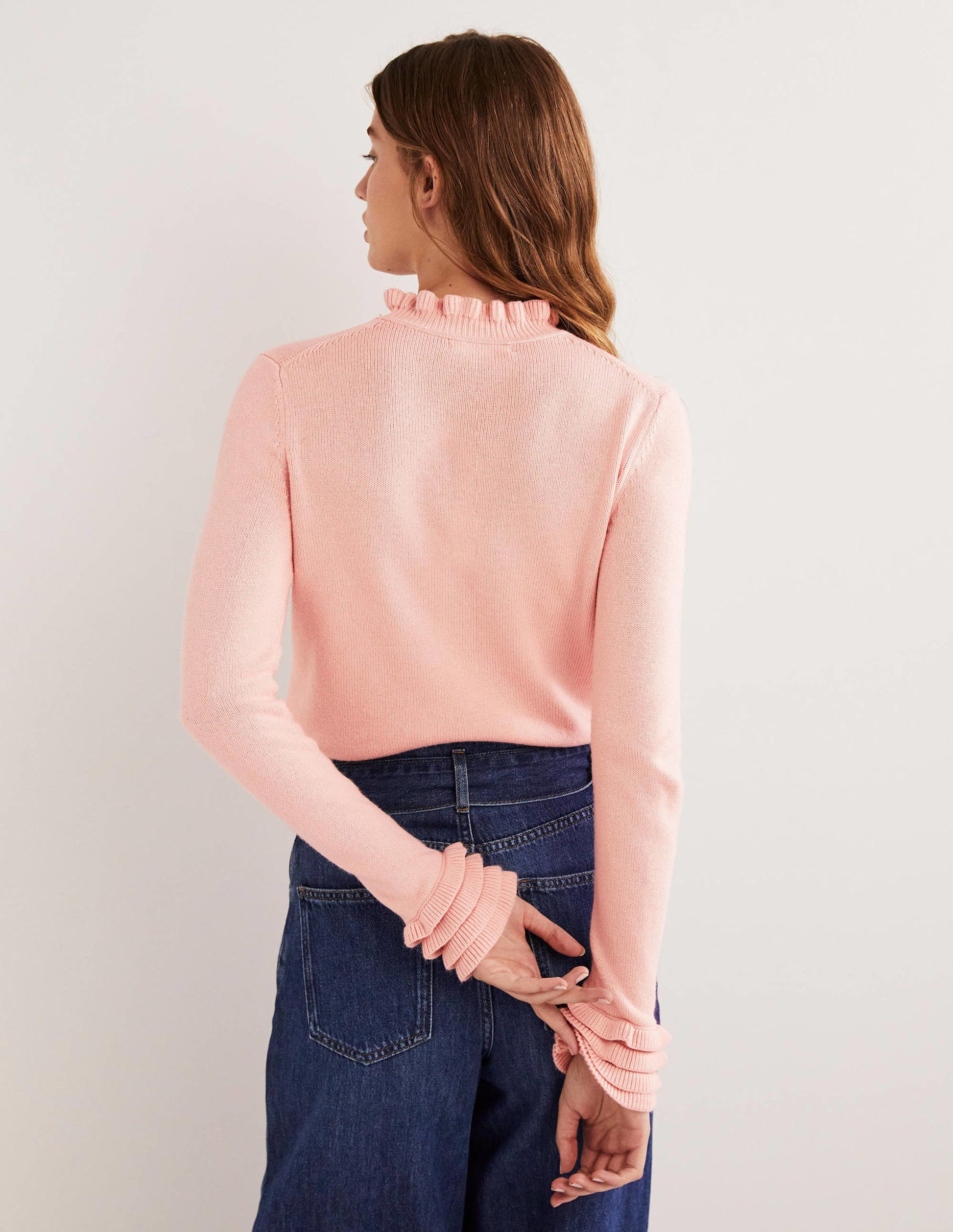 Layered Frill Sweater-Pink Frosting-3