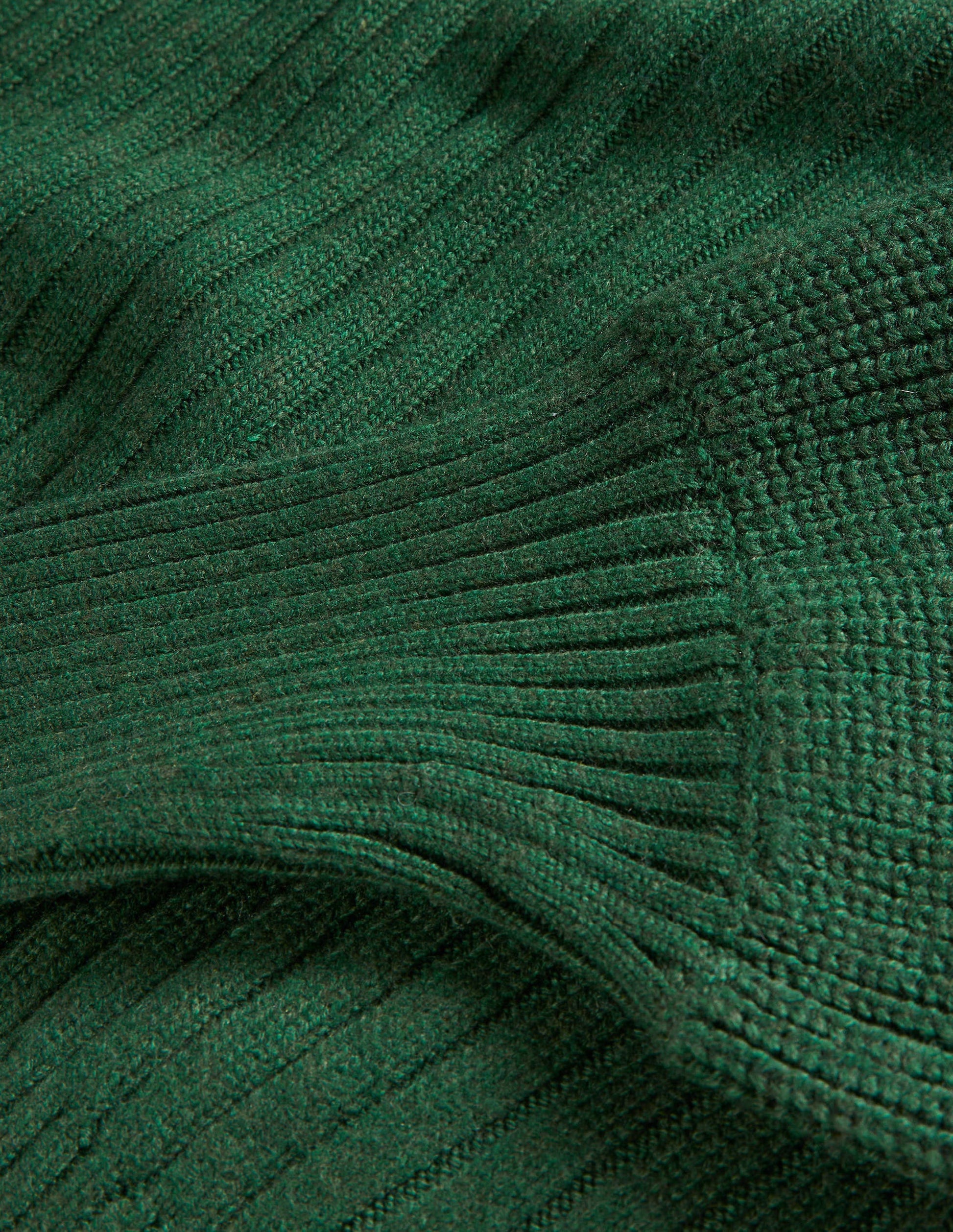 Sweetheart Blouson Sweater-Hunter Green-7