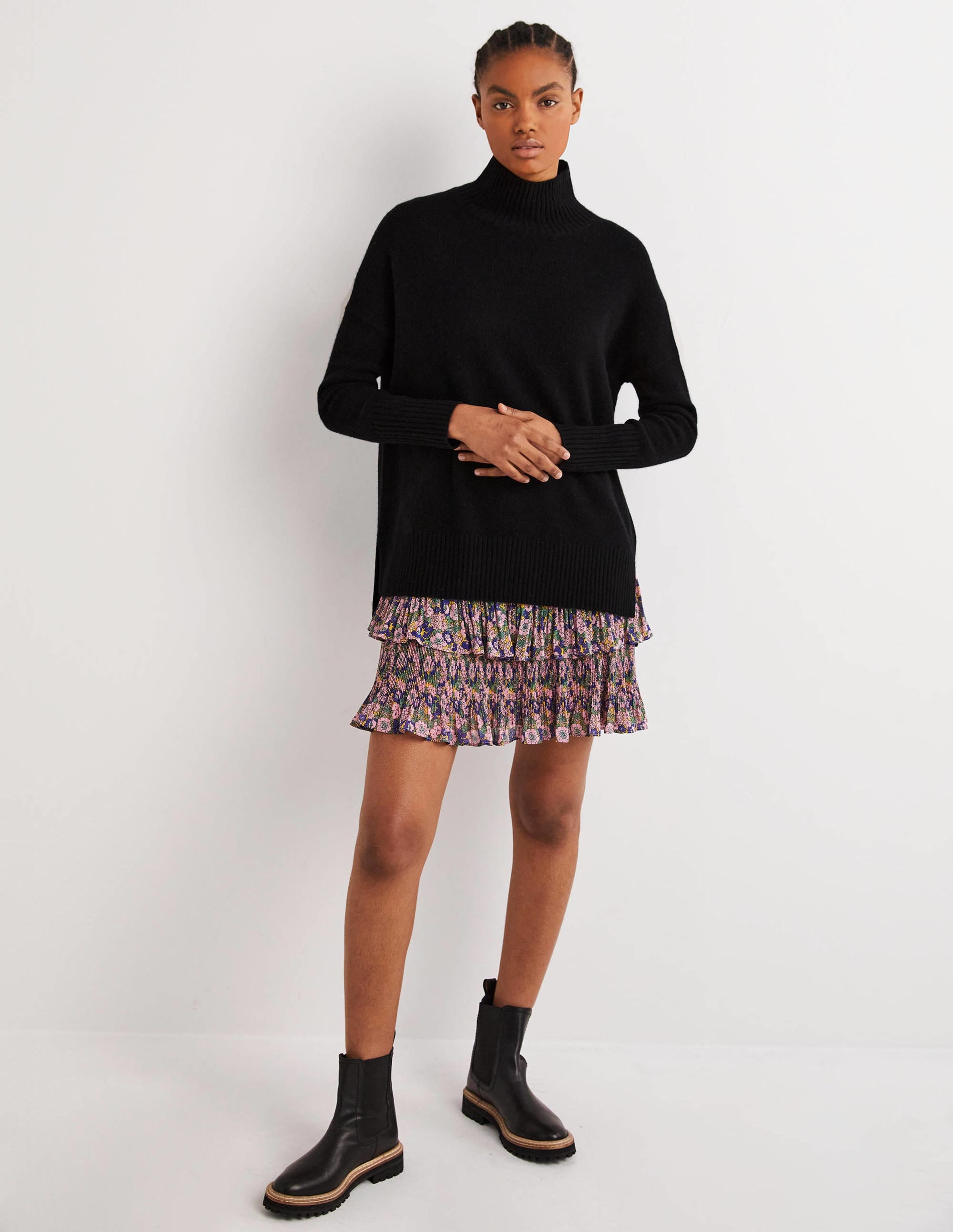 Jessica Oversized Sweater-Black - Image 1