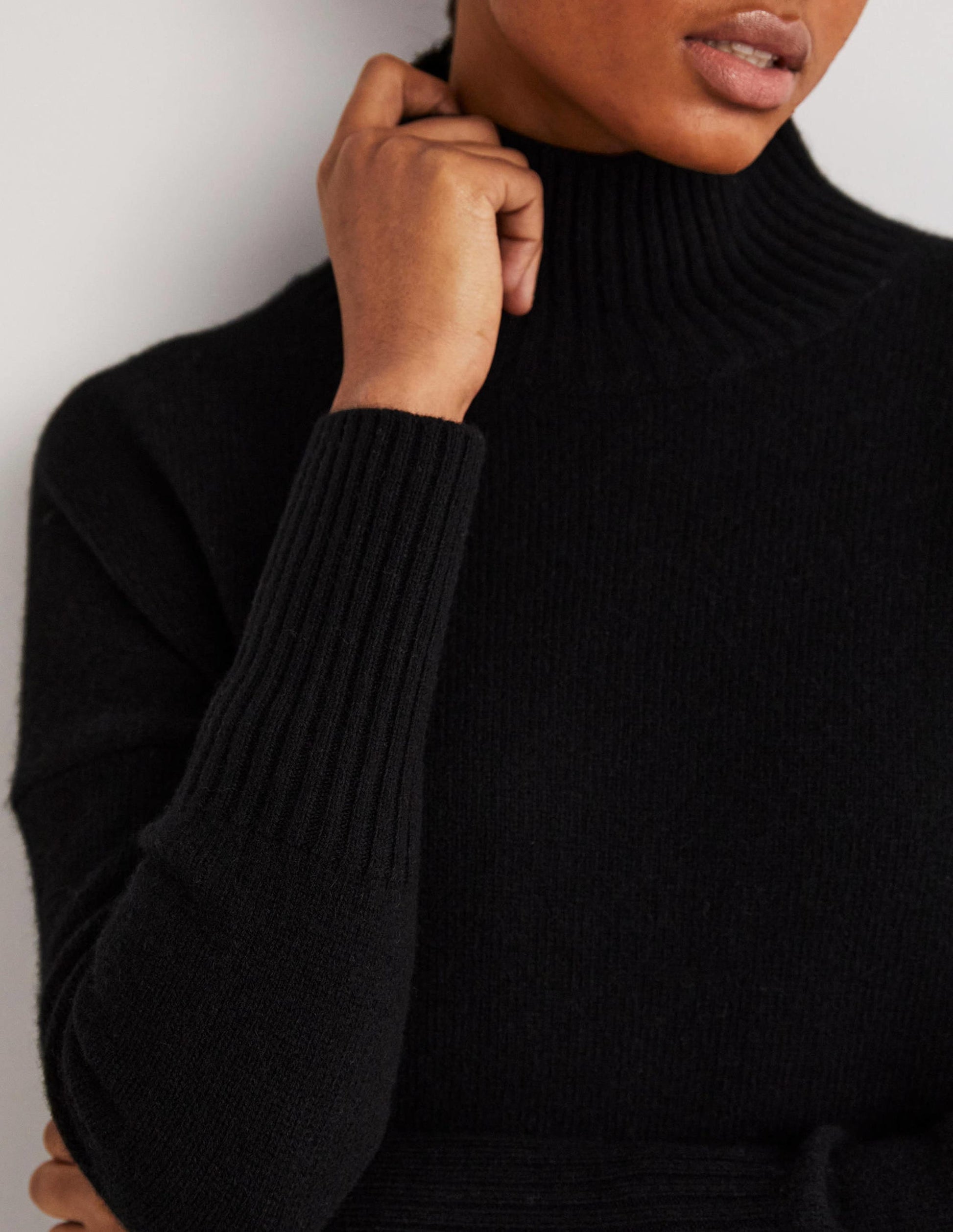 Jessica Oversized Sweater-Black-2