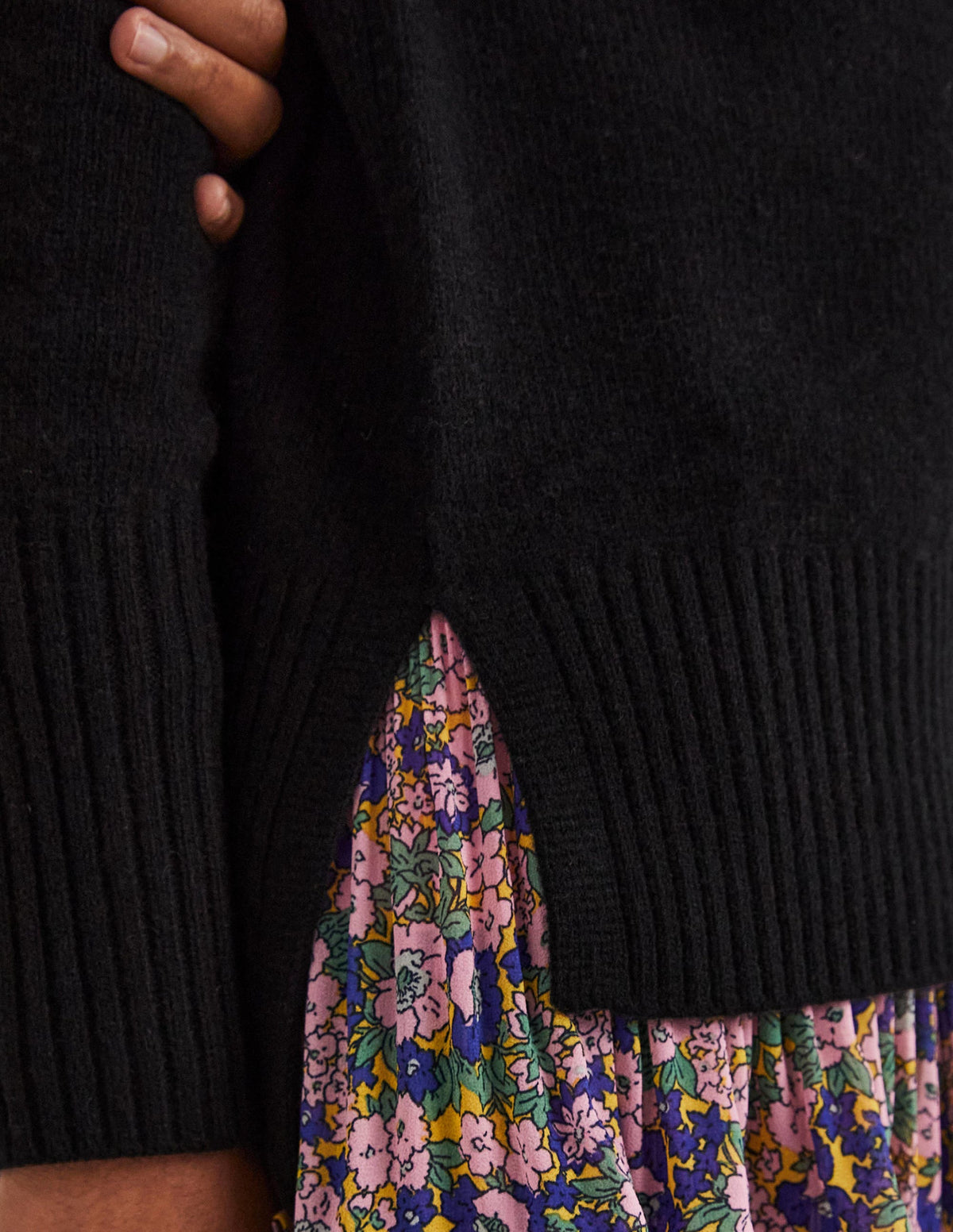 Jessica Oversized Sweater-Black - Image 5
