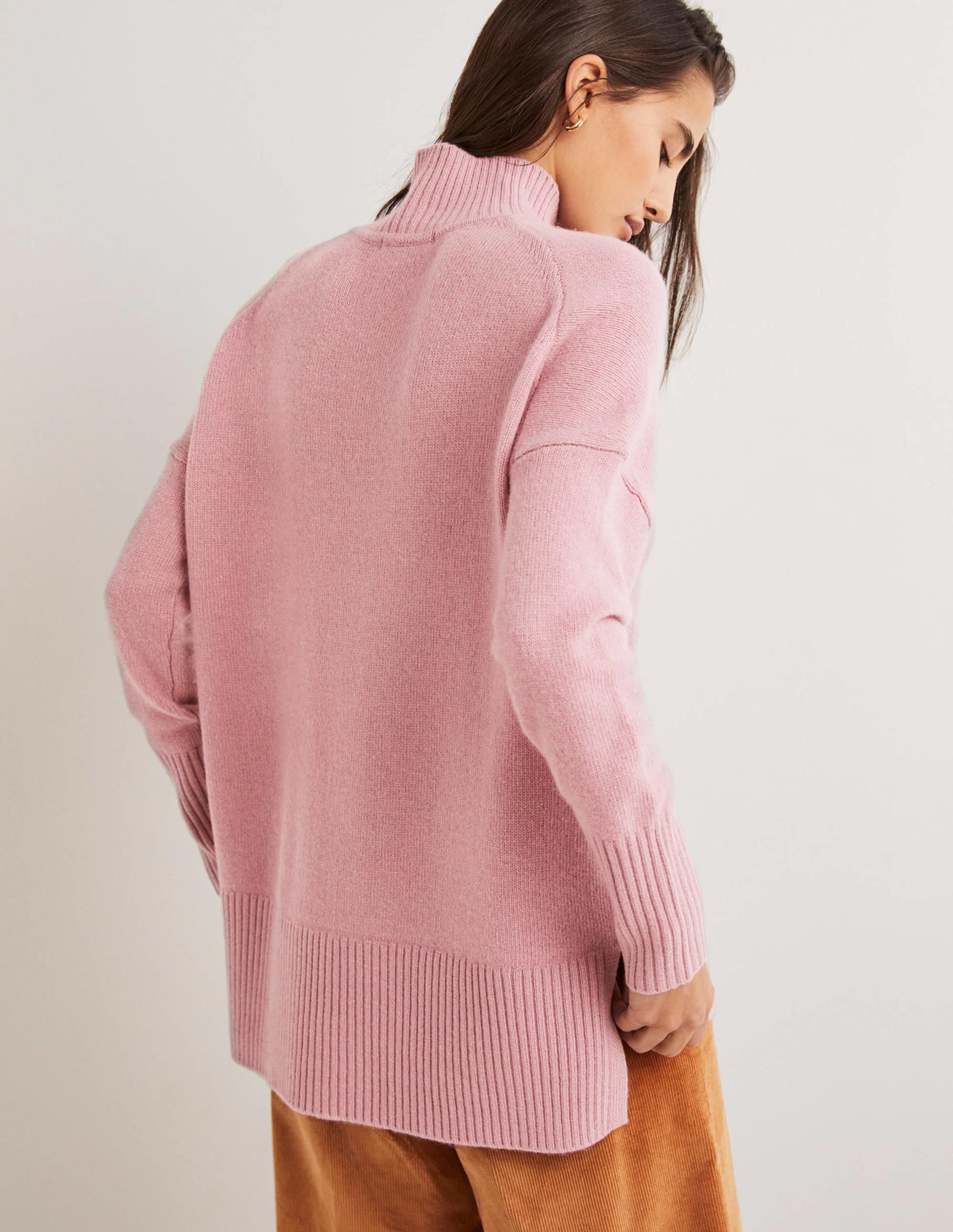 Jessica Oversized Sweater-Violet Purple - Image 3