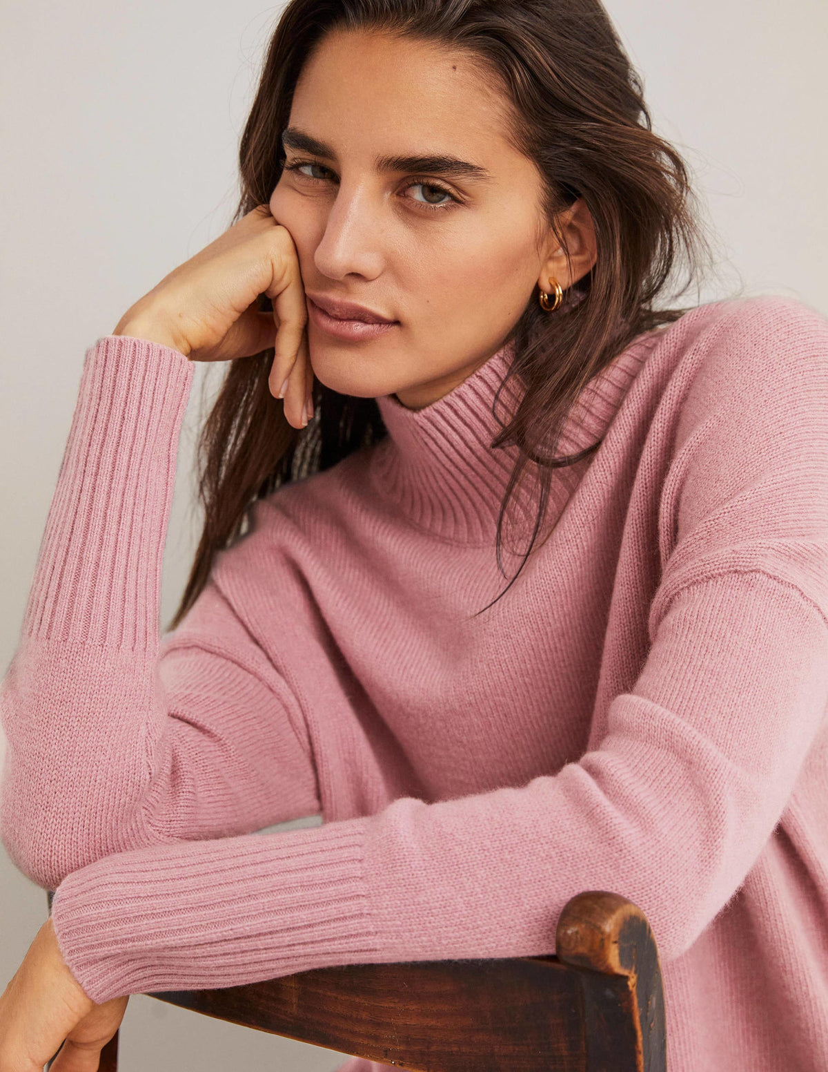 Jessica Oversized Sweater-Violet Purple - Image 4