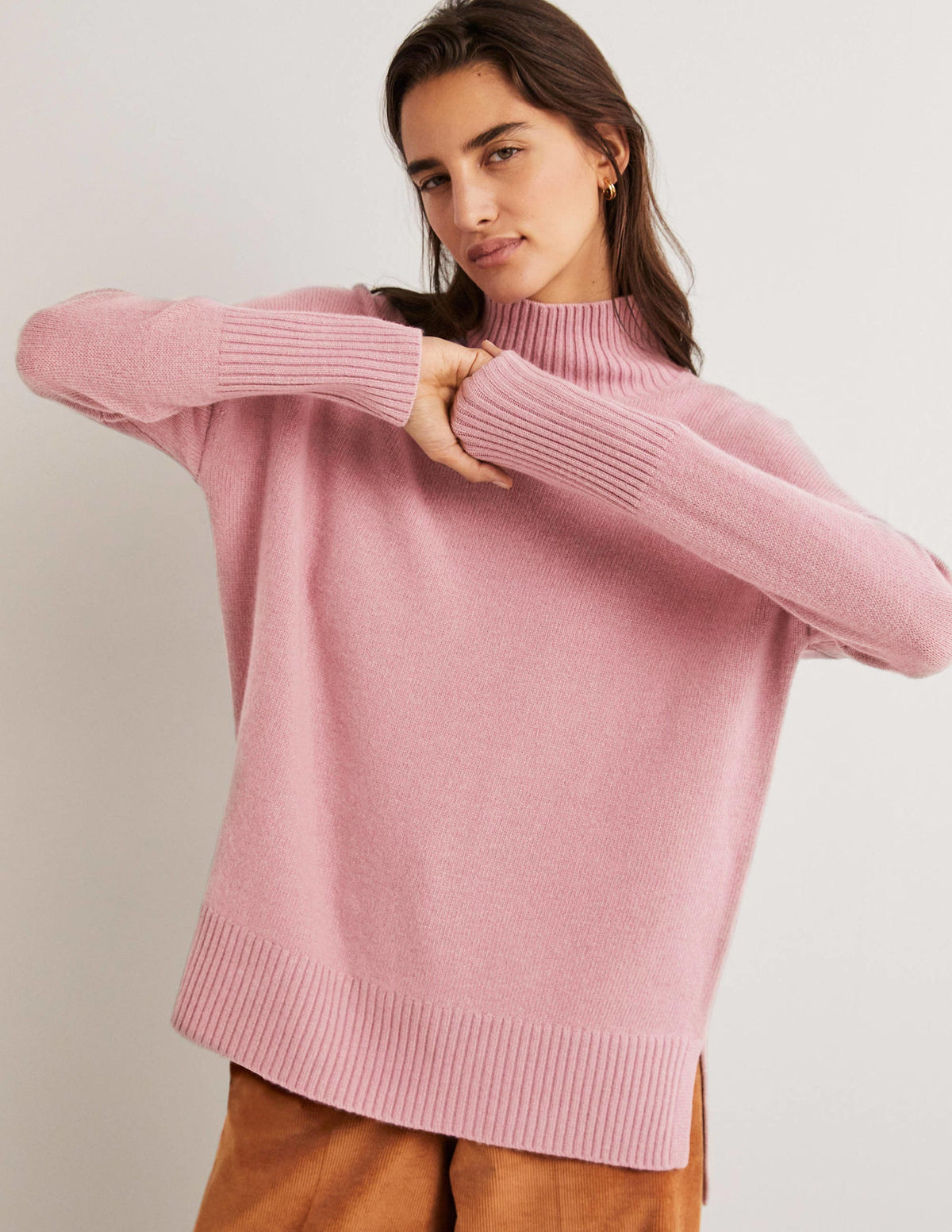 Jessica Oversized Sweater-Violet Purple - Image 5
