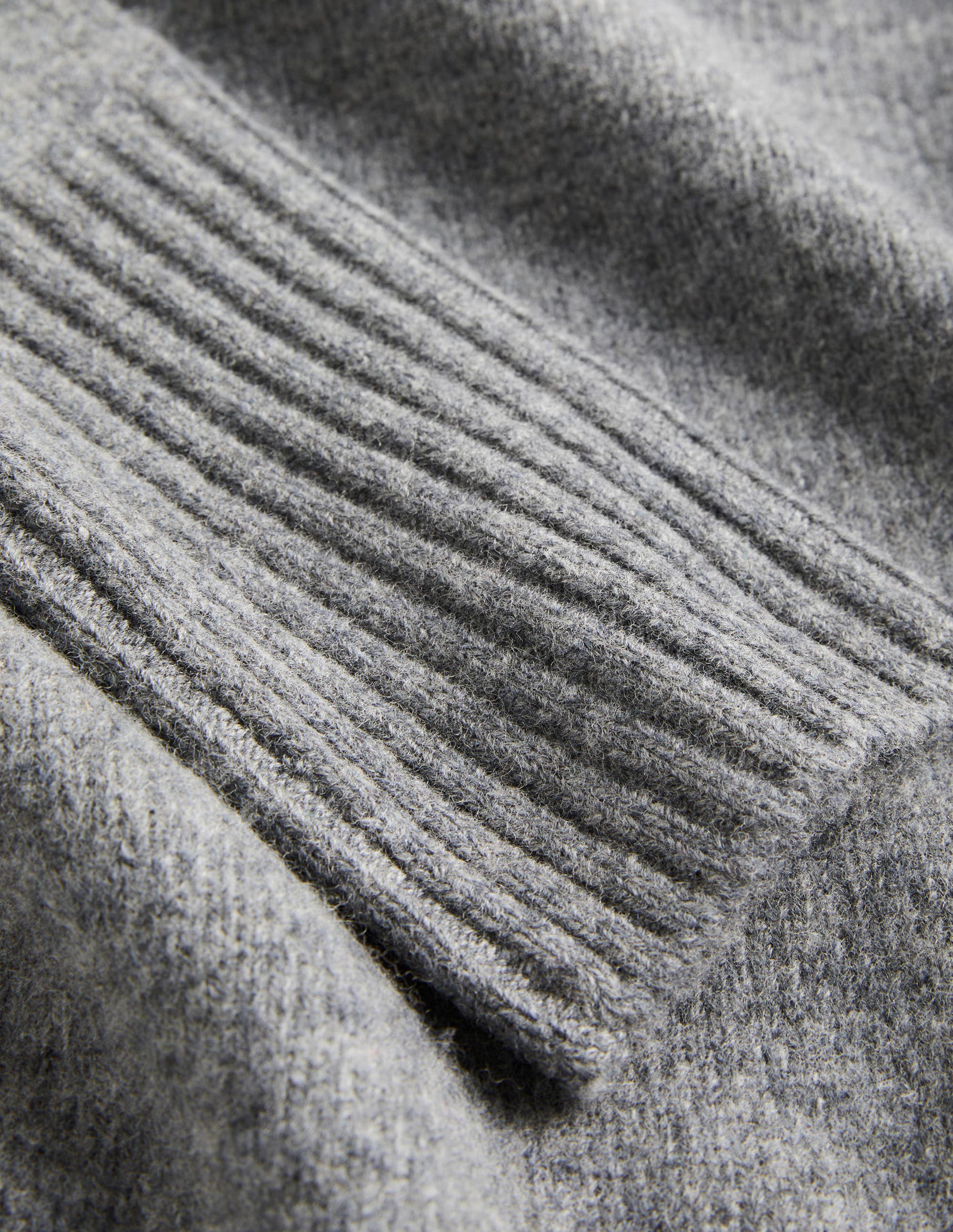 Jessica Oversized Sweater-Light Charcoal Melange - Image 7
