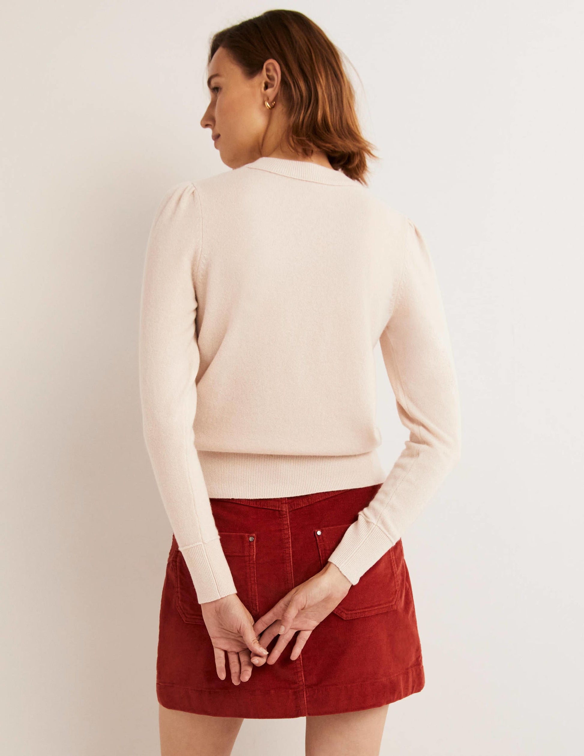 Cashmere Puff Shoulder Sweater-Rope-3