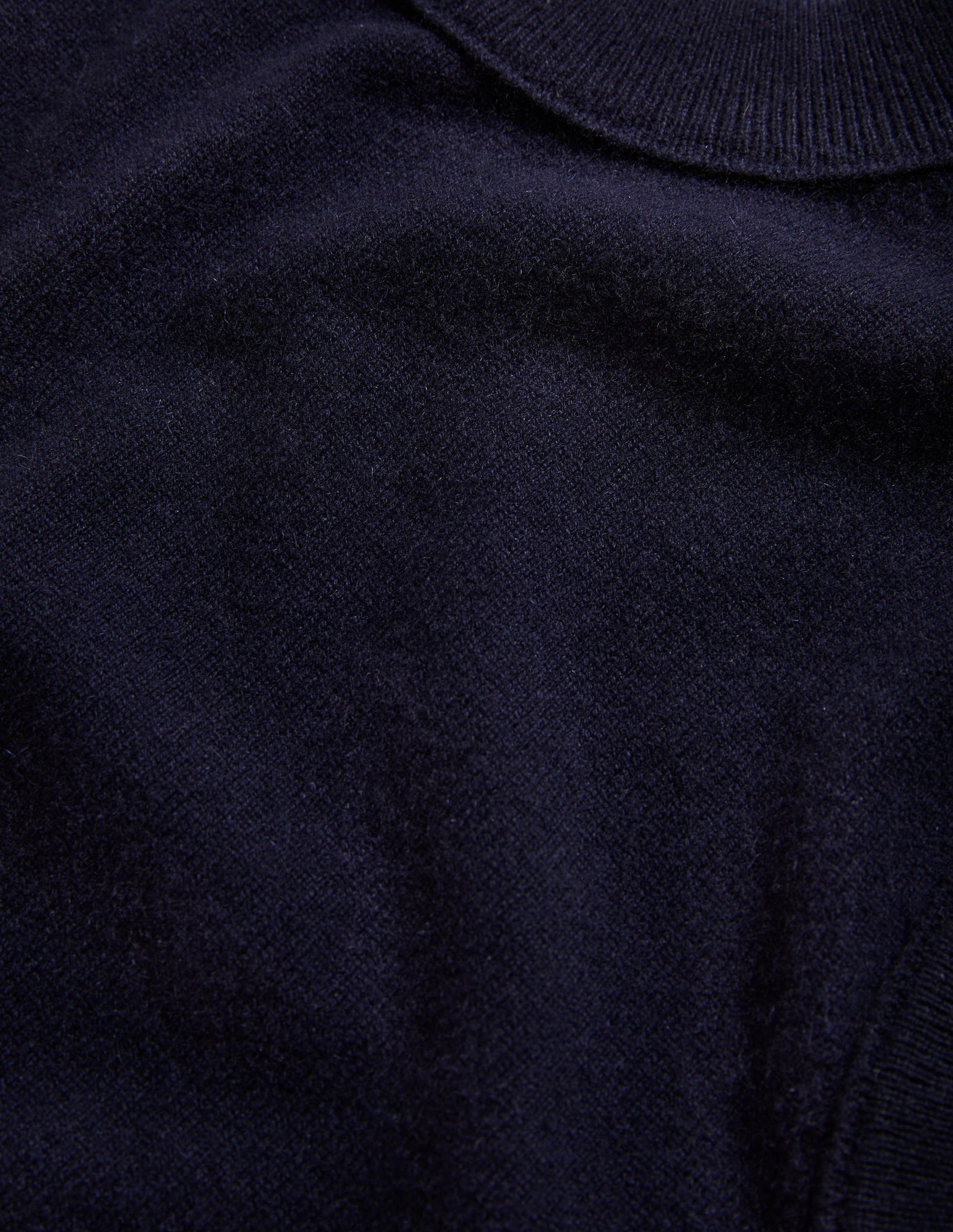 Cashmere Crew Neck Vest-Navy - Image 7
