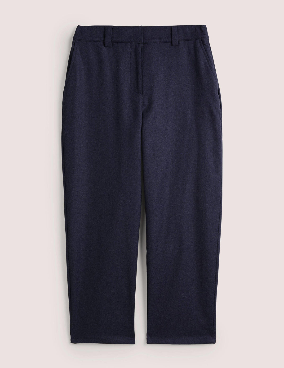 High Rise Balloon Leg Pants-Navy-5
