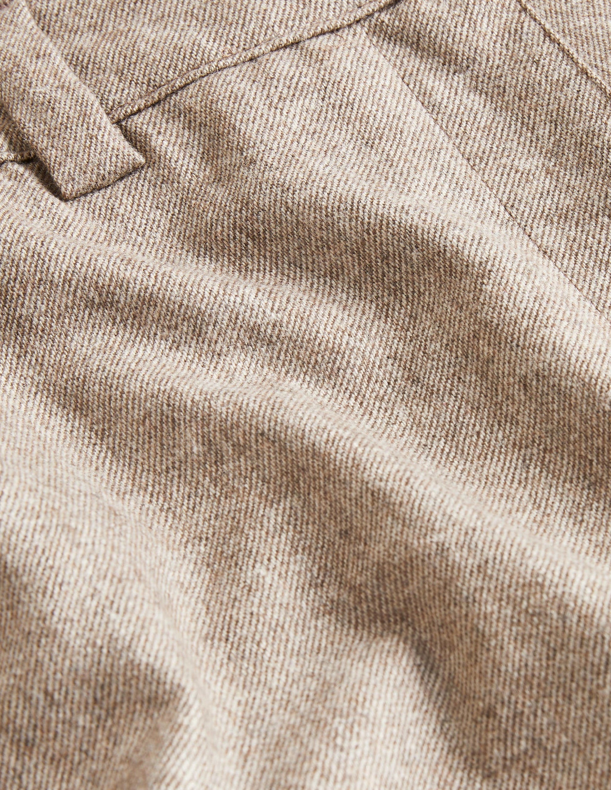 High Rise Balloon Leg Pants-Light Oatmeal Marl-6