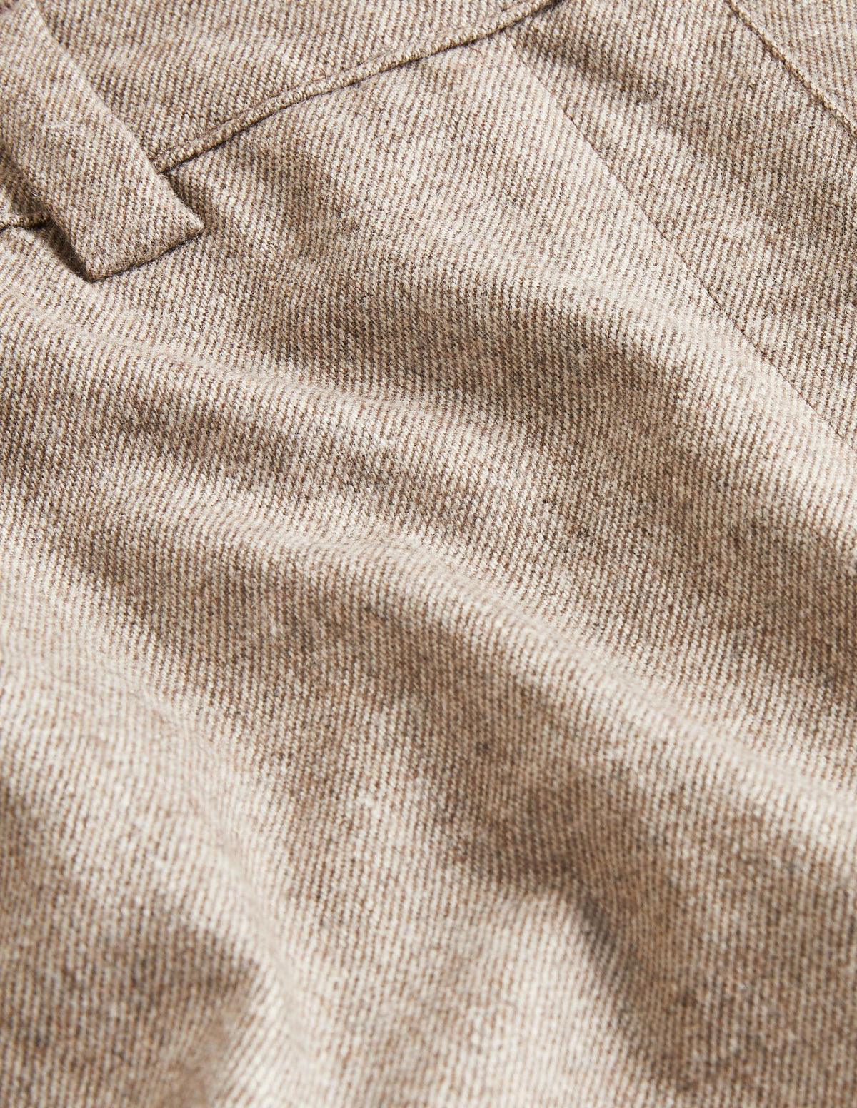 High Rise Balloon Leg Pants-Light Oatmeal Marl - Image 6