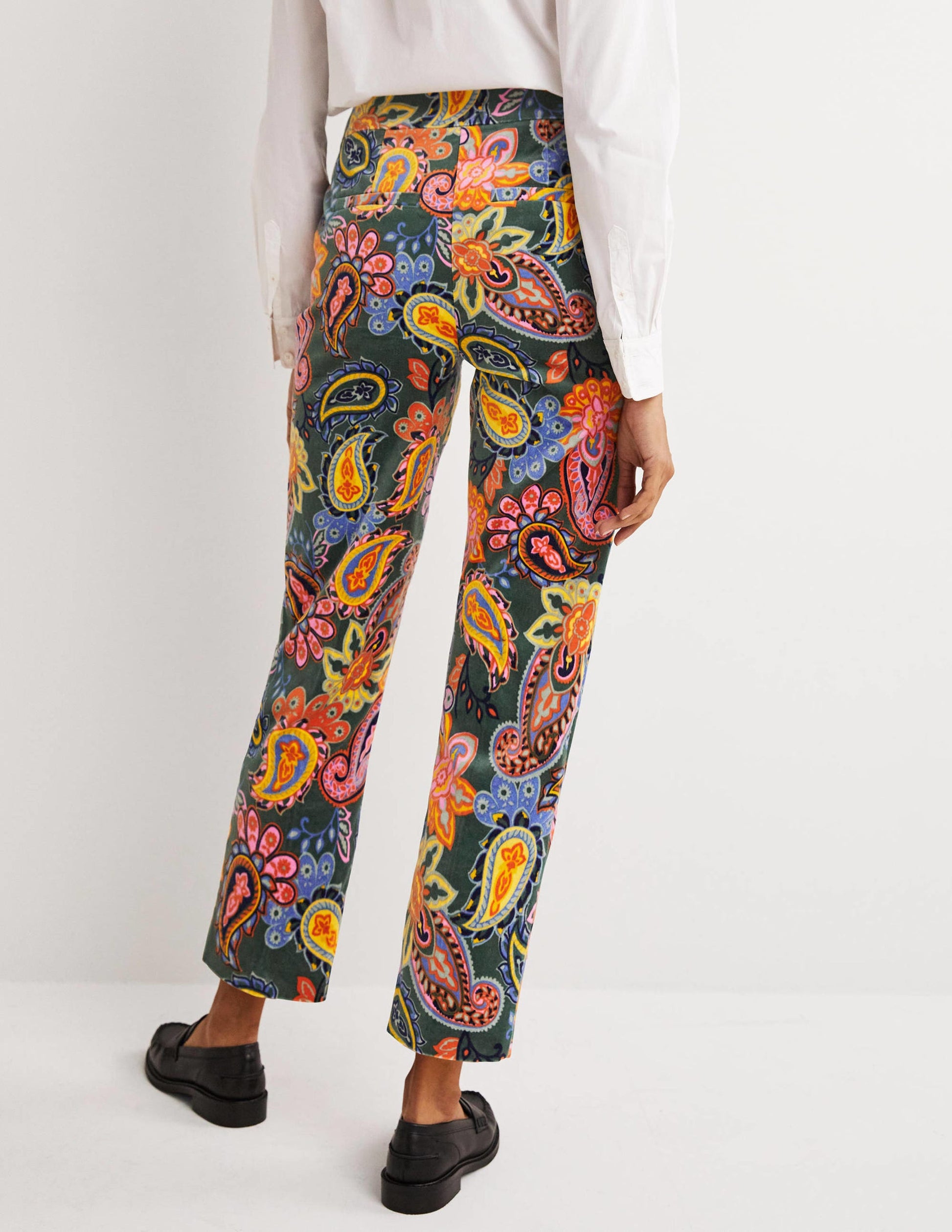 Classic Tapered Pants-Trekking Green, Paisley Charm-3