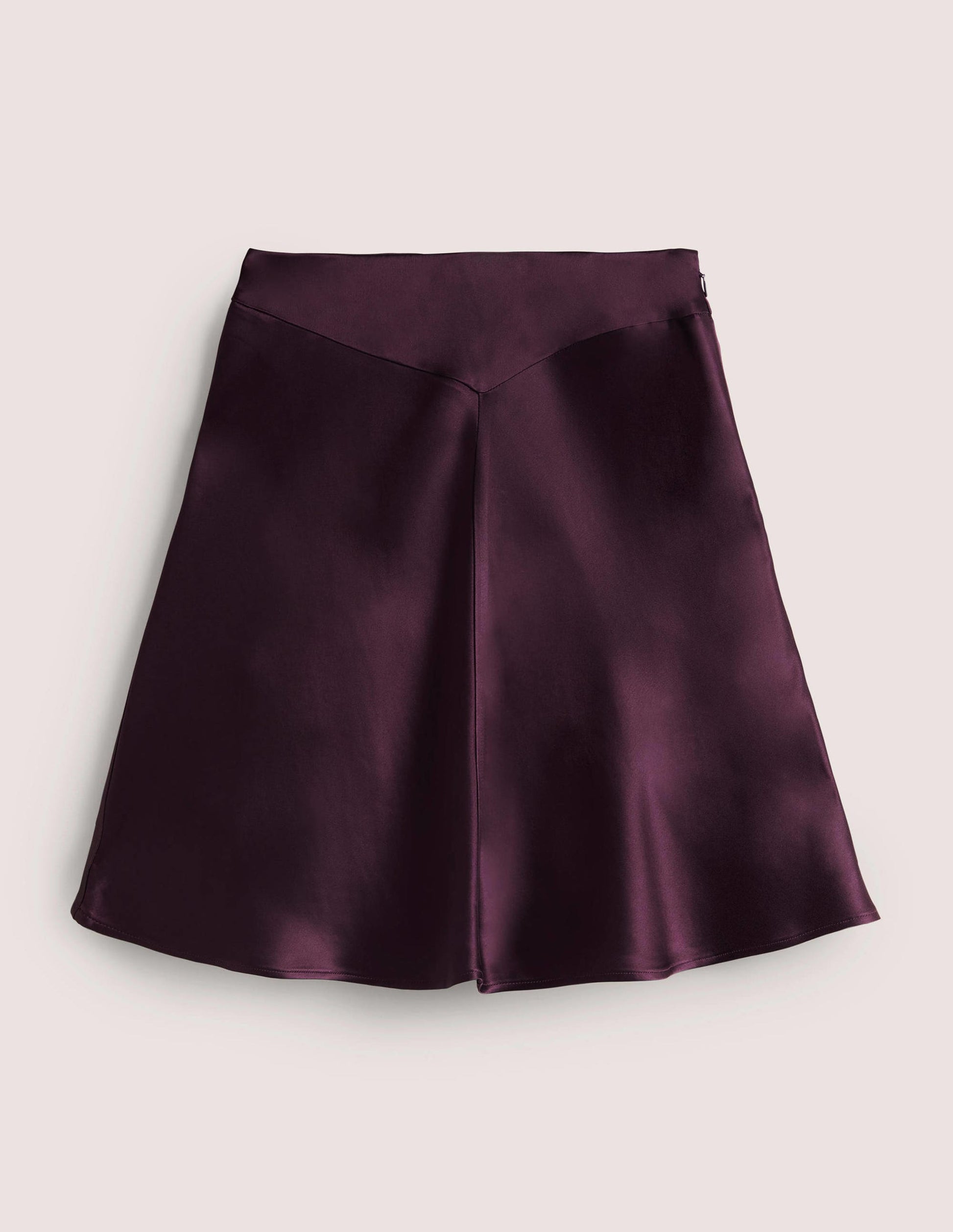 Purple Satin Bias-cut Mini Skirt-Fig-6