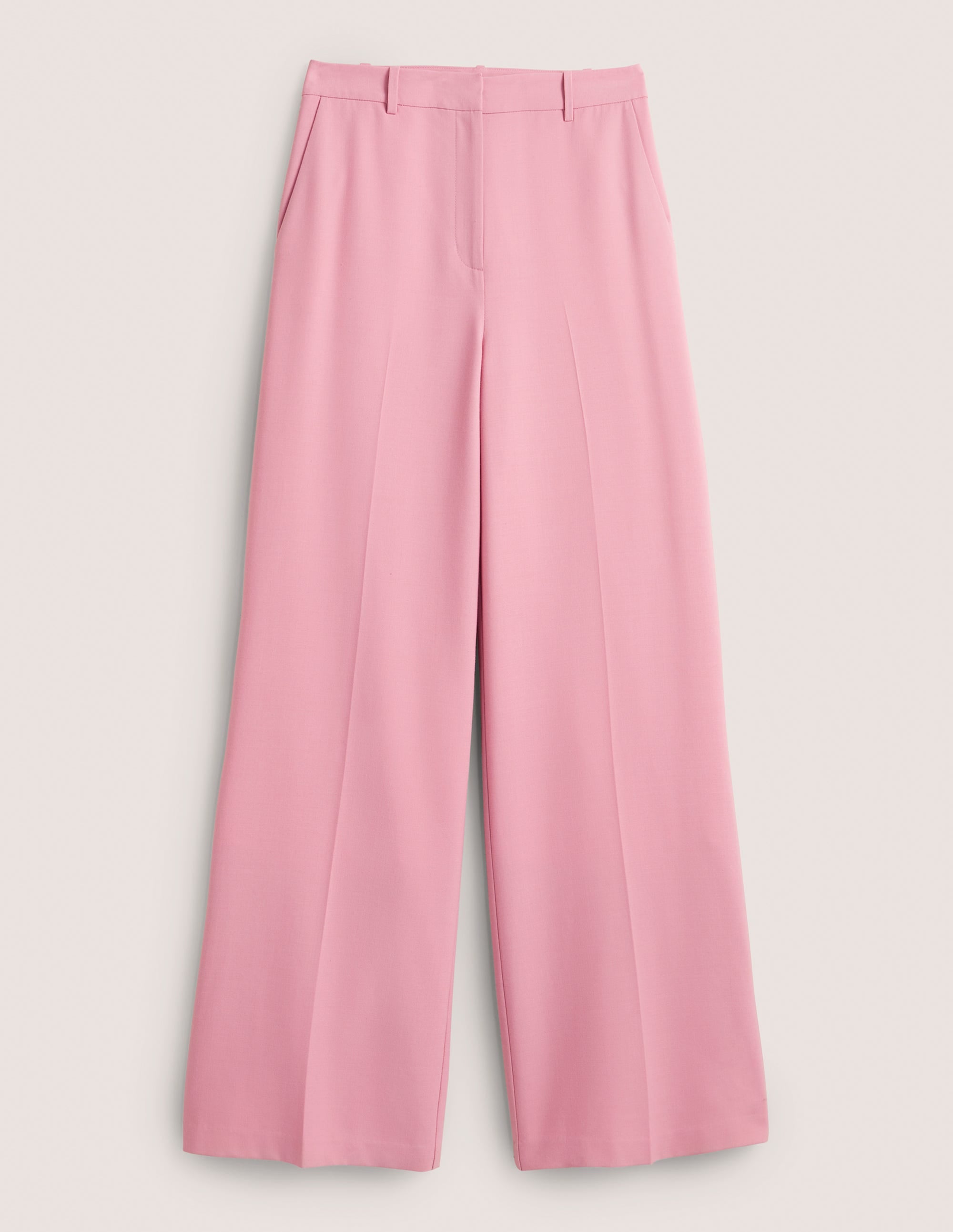 Wool Wide Leg Pants-Cherry Blossom - Image 6