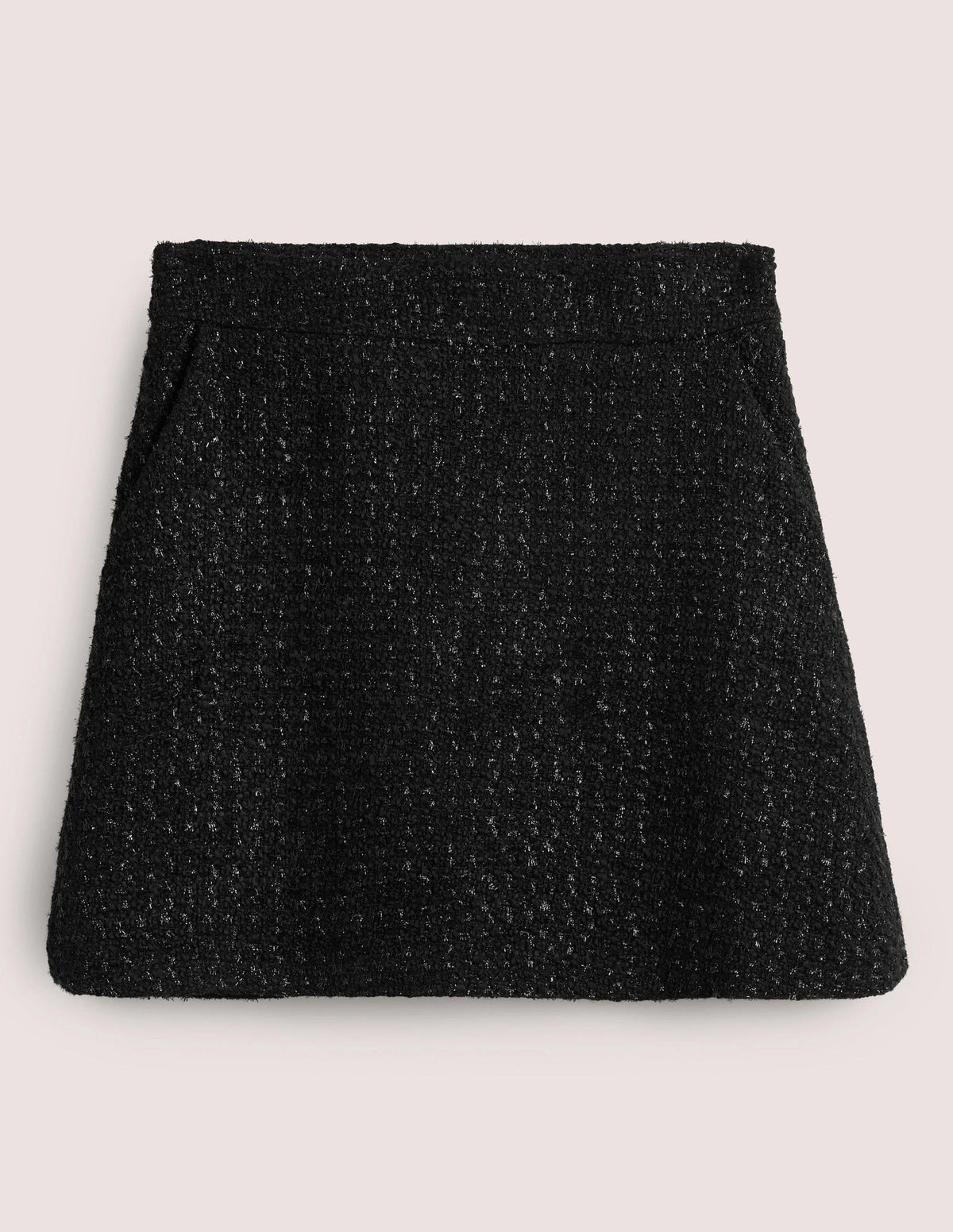Tweed Metallic Mini Skirt-Shimmery Tweed-6