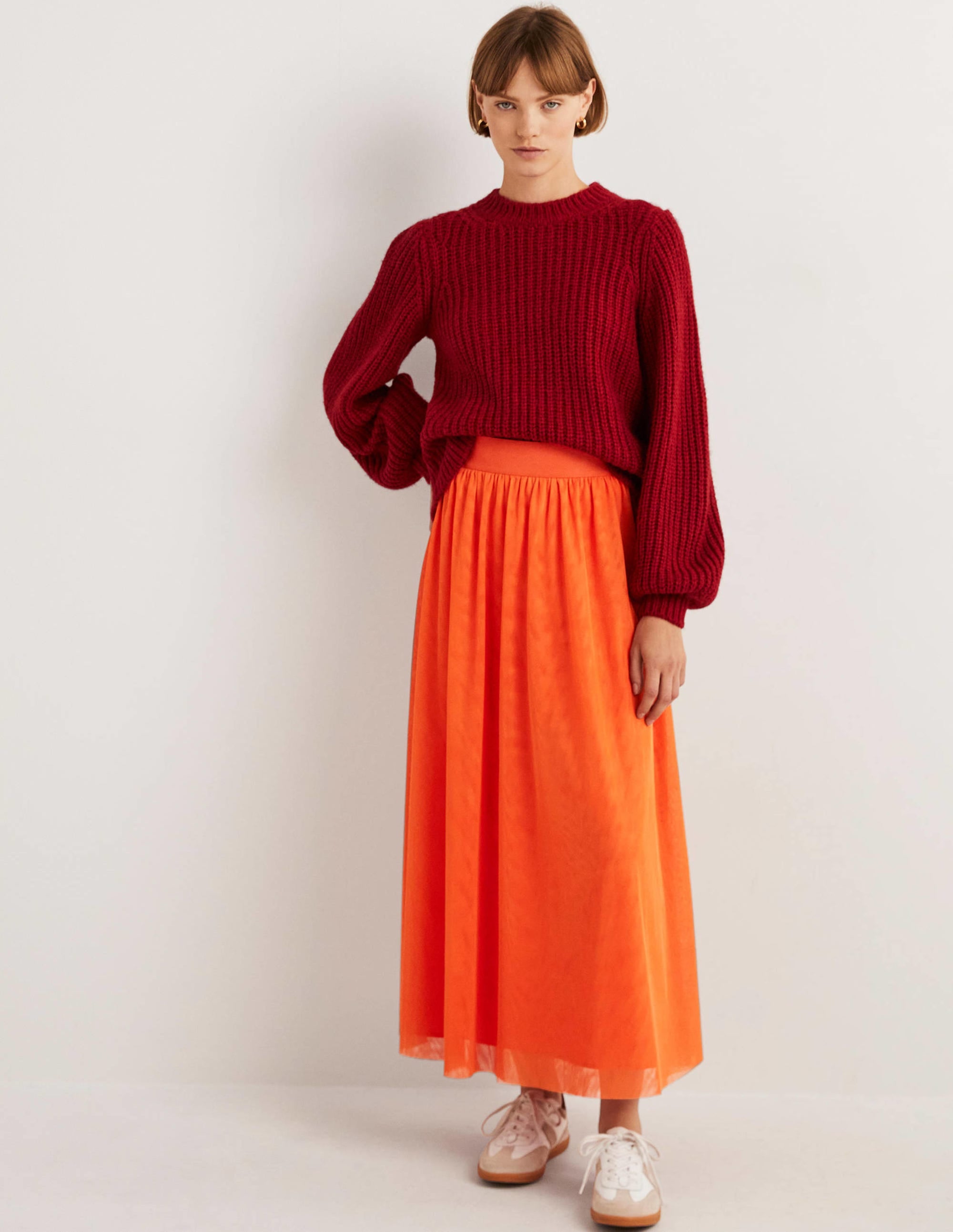 Tulle Full Midi Skirt-Tigerlily - Image 1