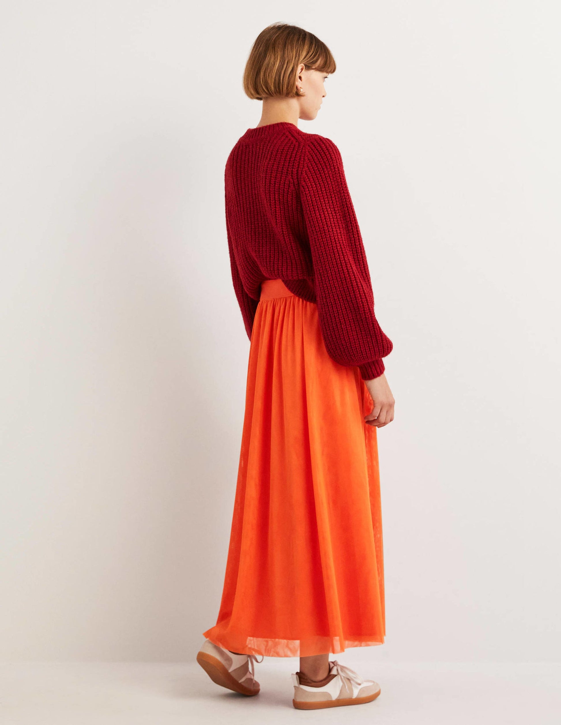 Tulle Full Midi Skirt-Tigerlily-3