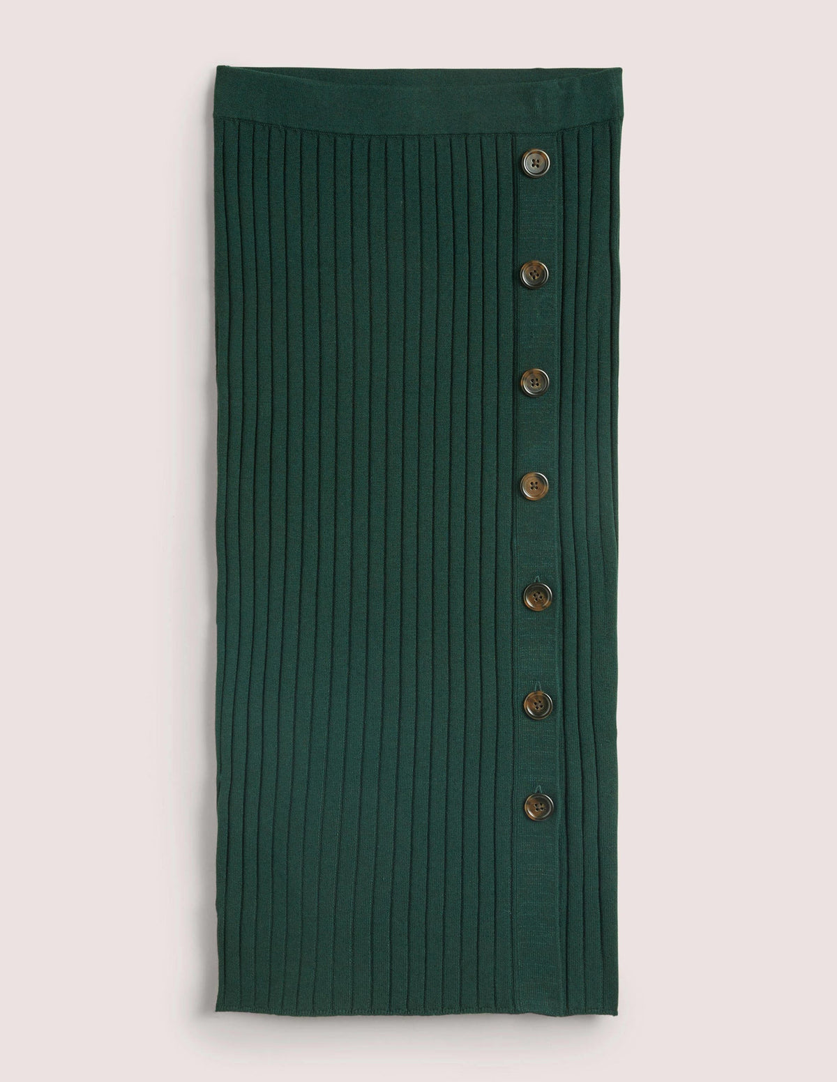 Knitted Column Skirt-Cavolo Nero-5