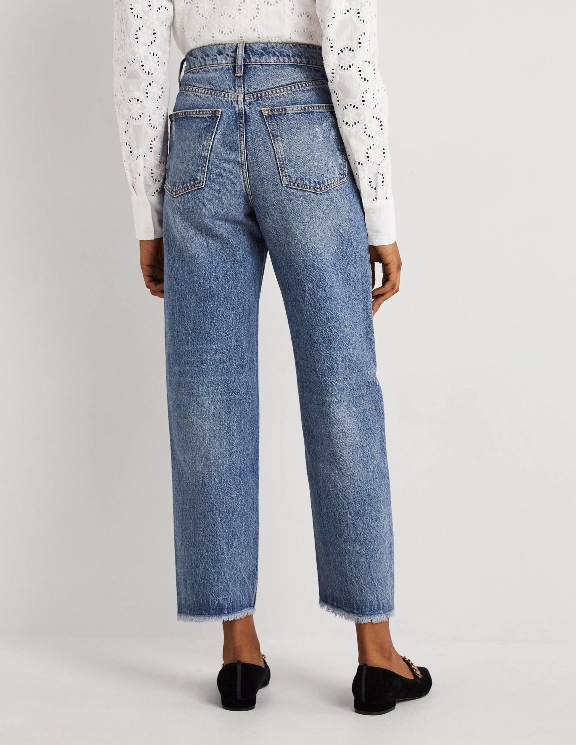 Rigid Straight Jeans-Mid Vintage-4