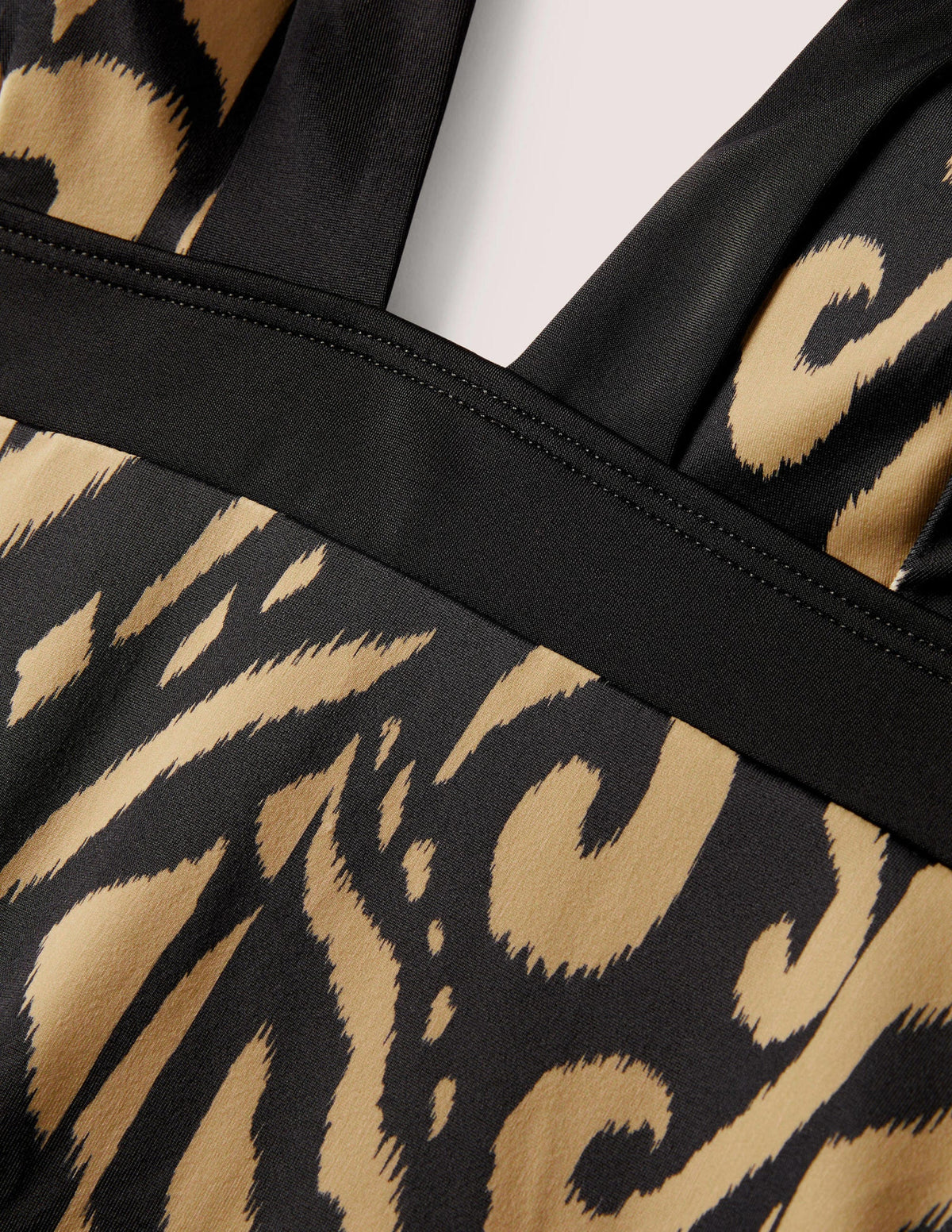 Ithaca Halter Swimsuit-Nero, Ikat - Image 6