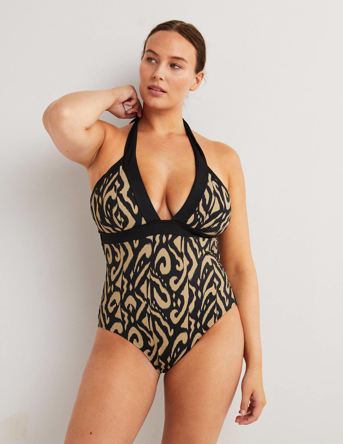Ithaca Halter Swimsuit-Nero, Ikat-1