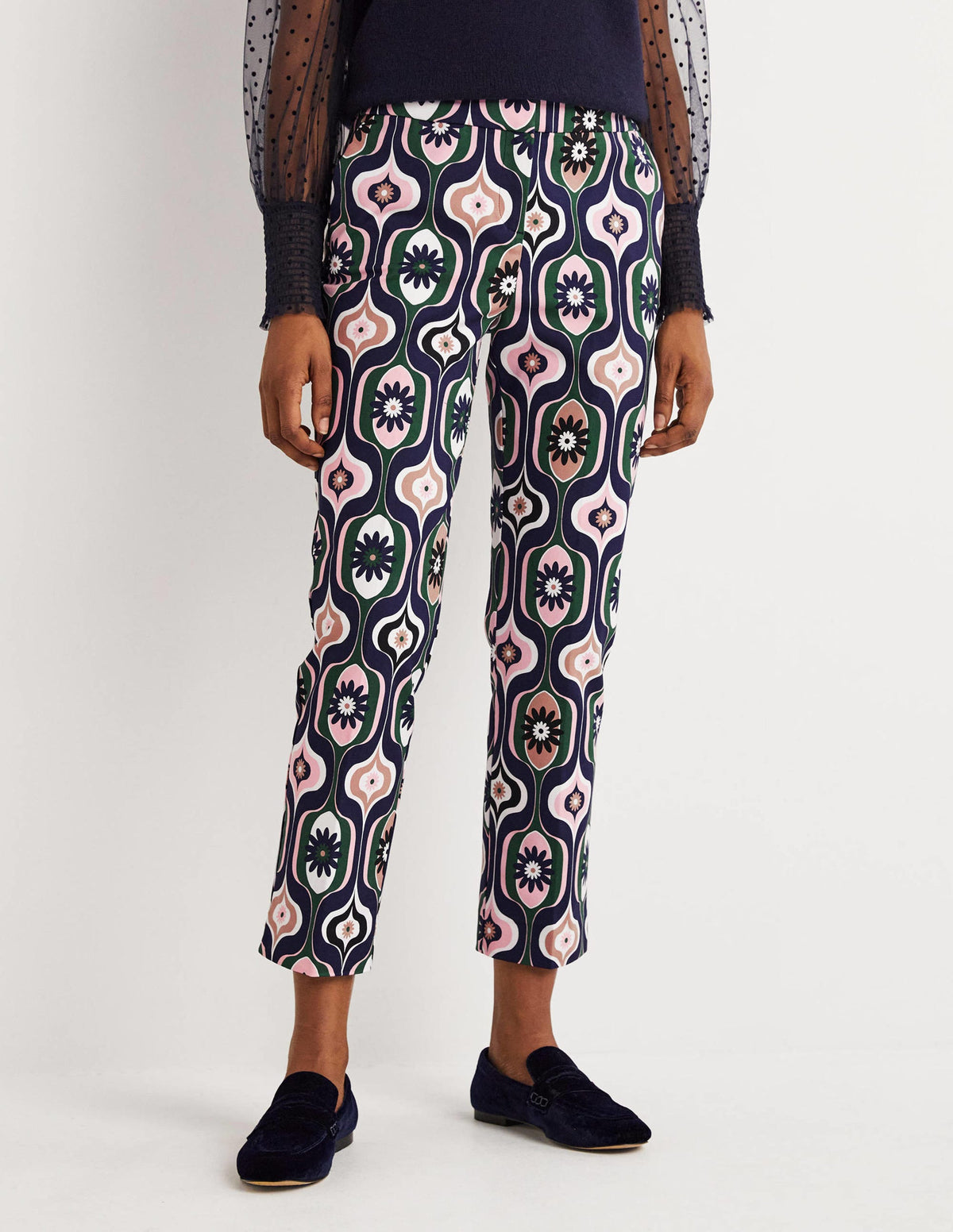 Richmond 7/8 Pants-Multi, Geo Swirl-4