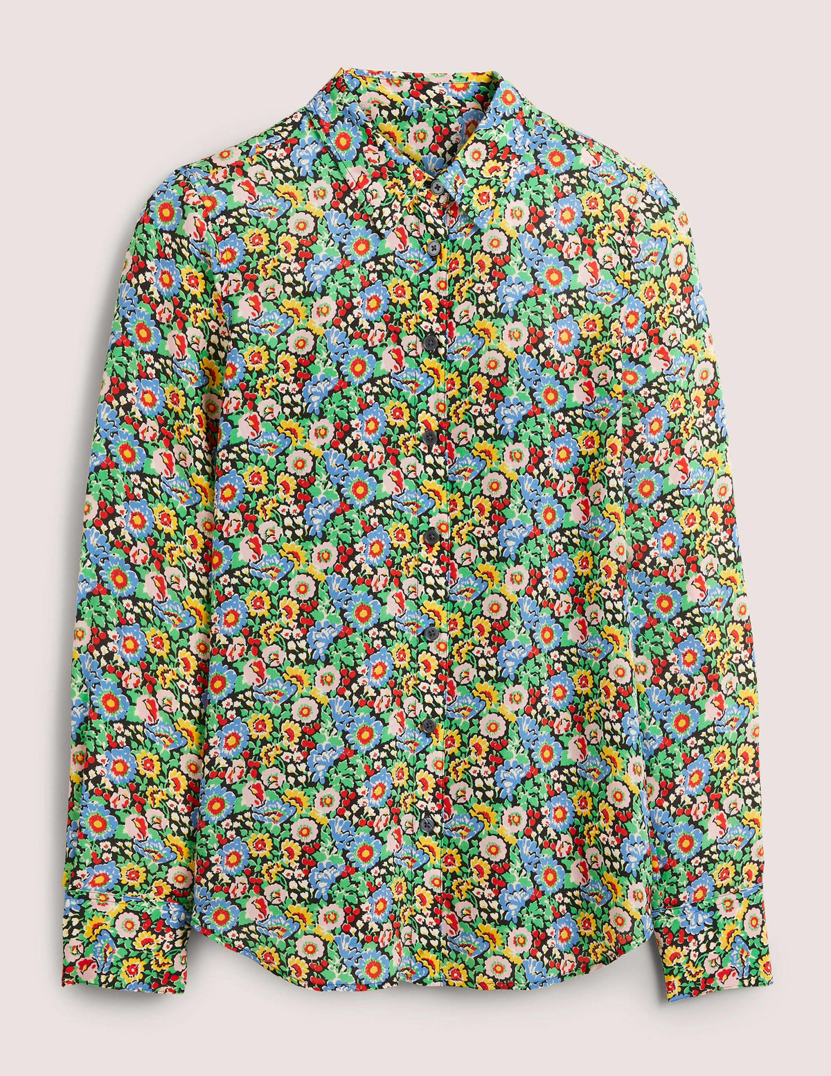Silk Shirt-Multi, Flora Illusion - Image 6
