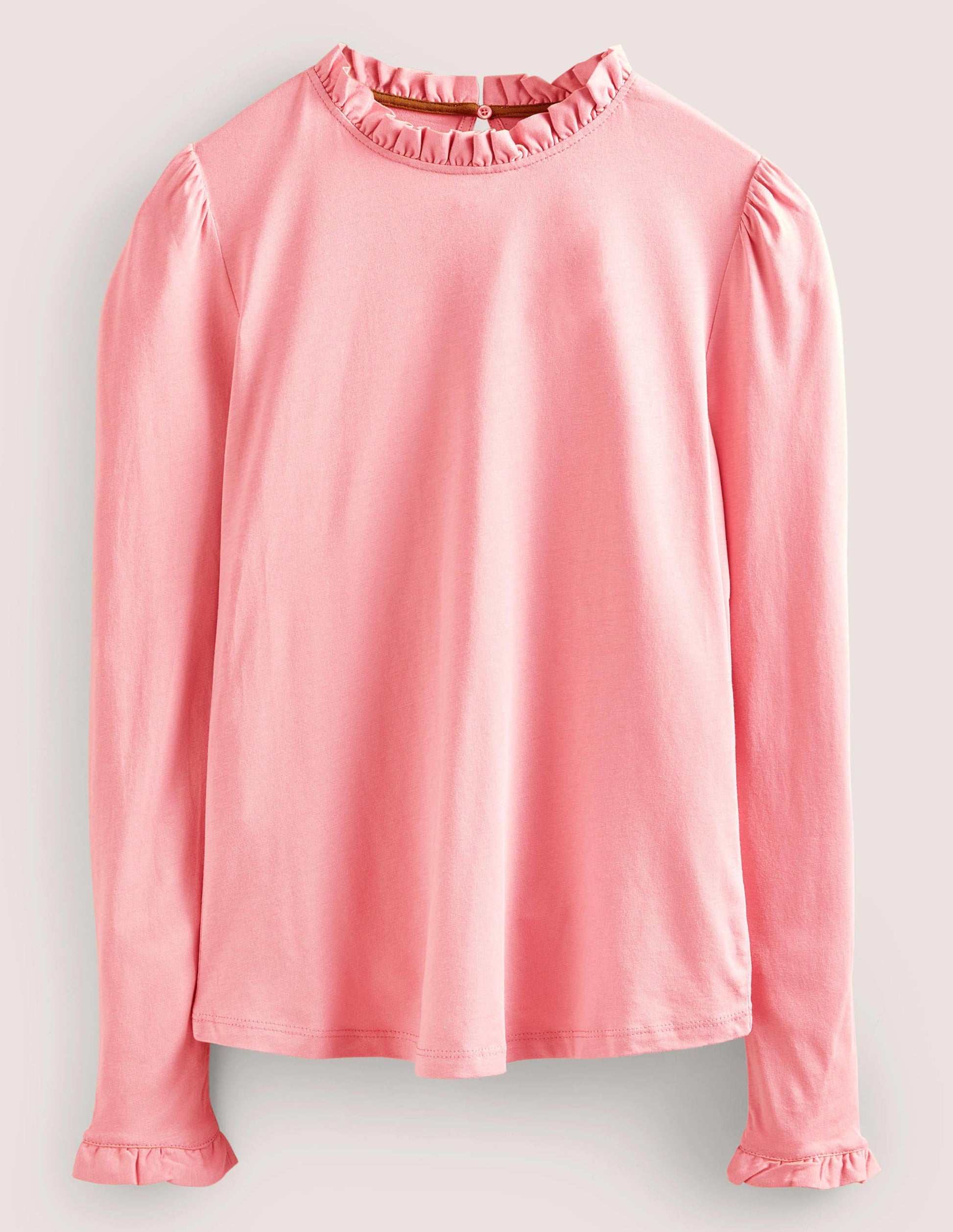 Supersoft Frill Detail Top-Wild Rose-5