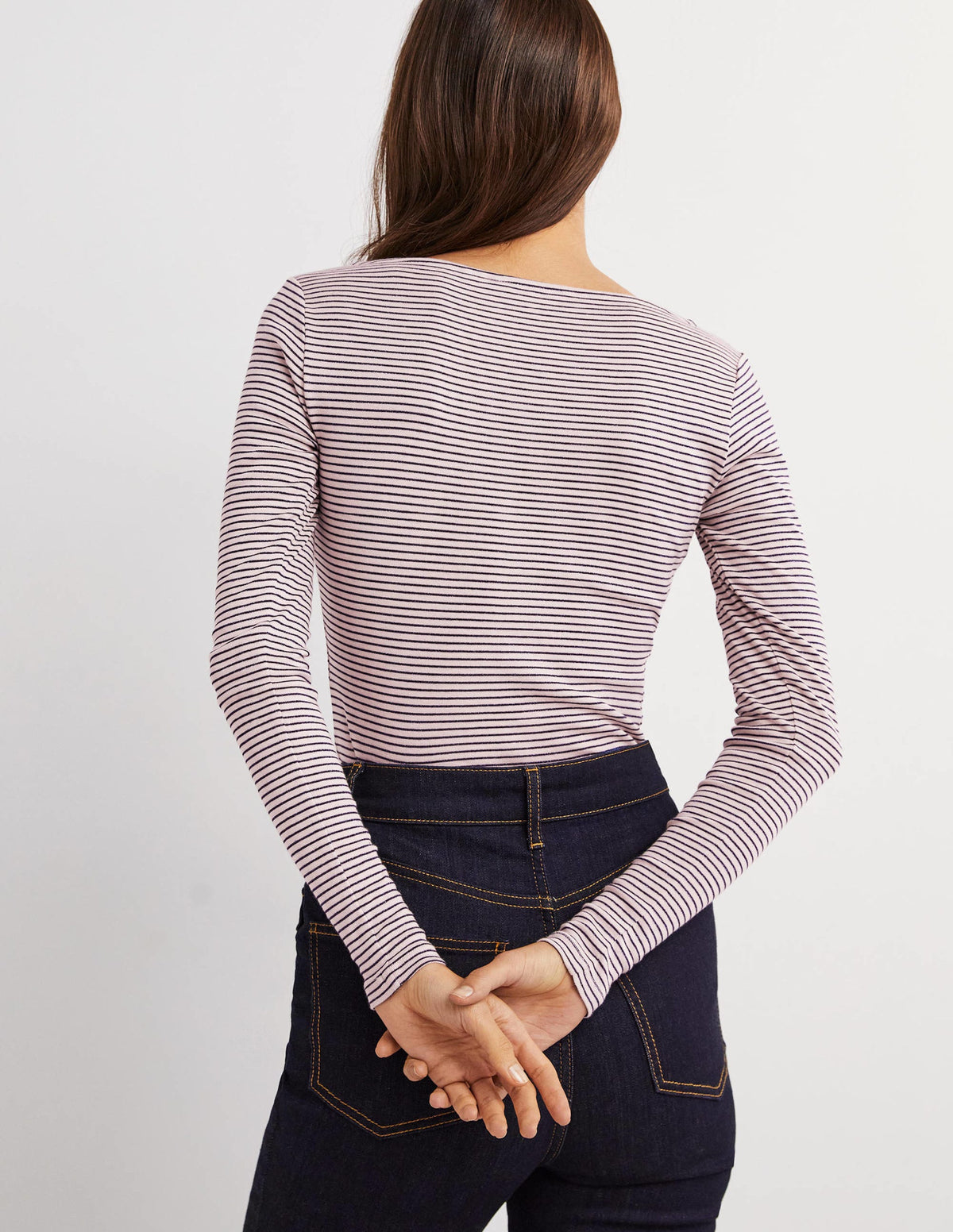 Metallic Stripe Top-Pink Frosting - Image 3