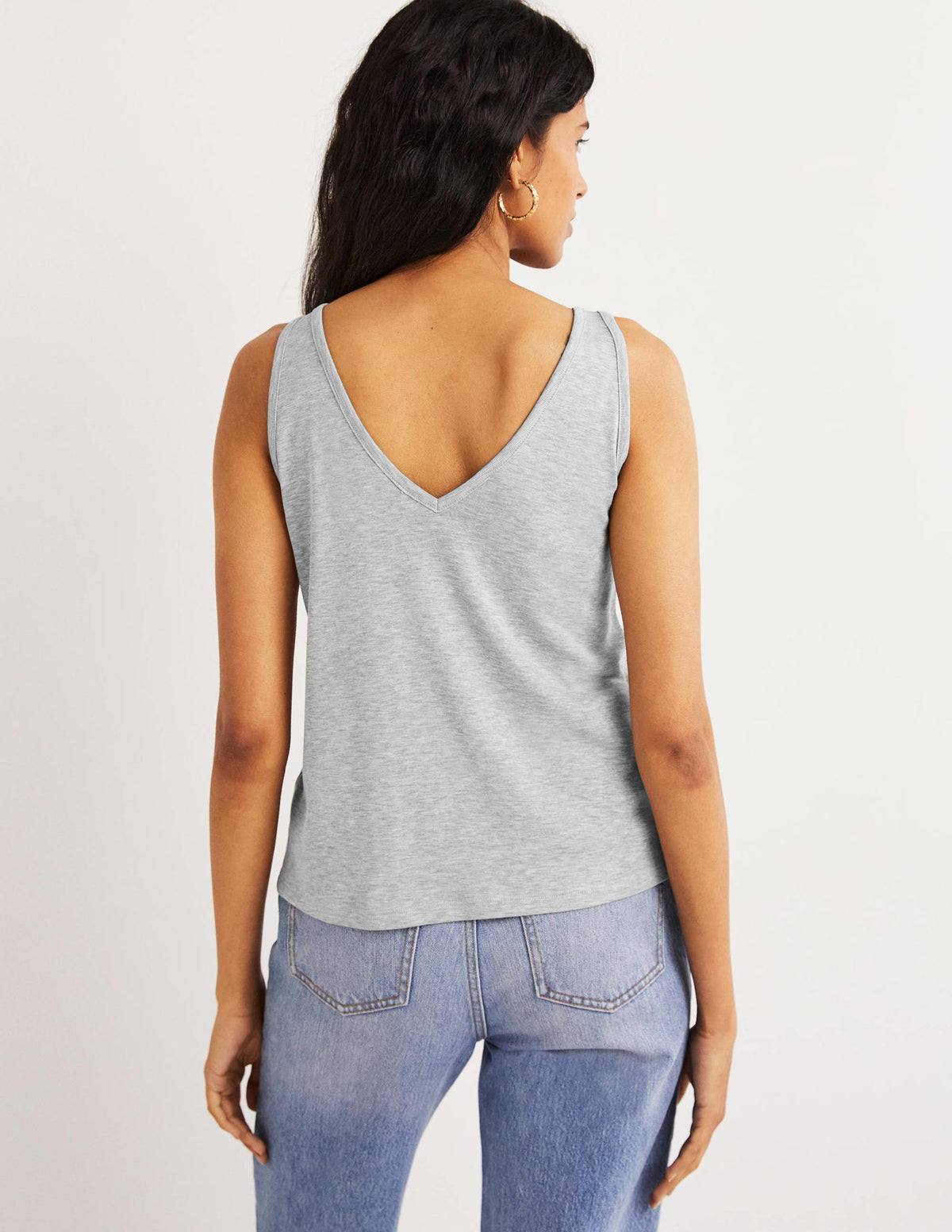 Soft Touch Tank-Grey Marl-3