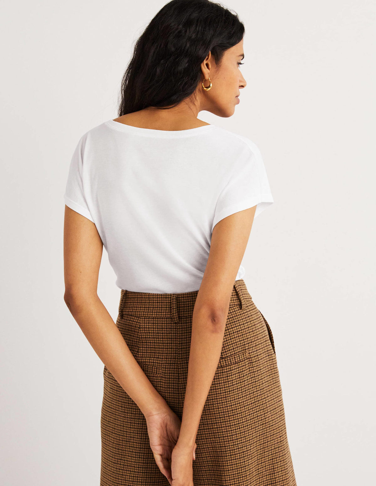 Soft Touch Sleeveless Top-White-3