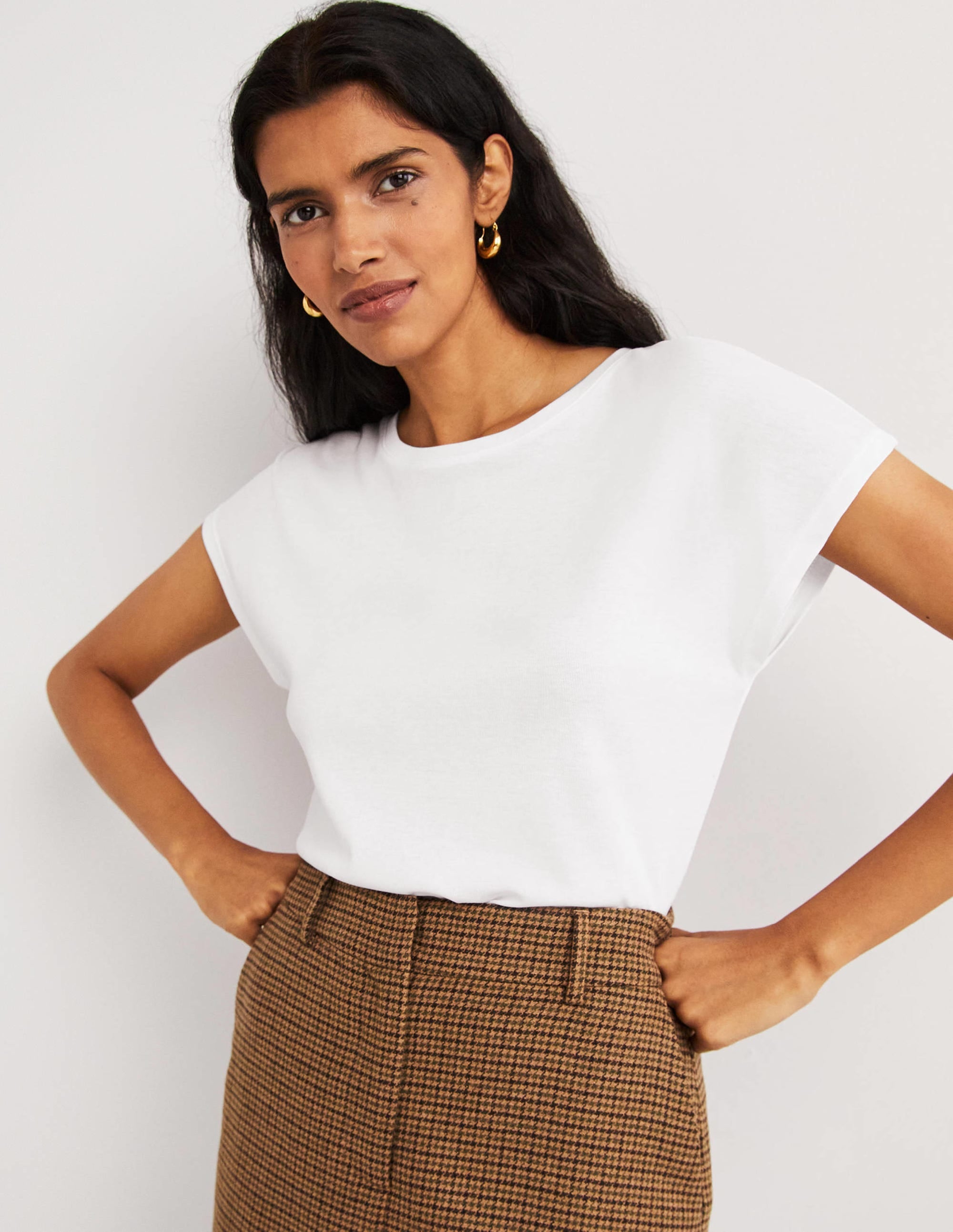 Soft Touch Sleeveless Top-White - Image 4