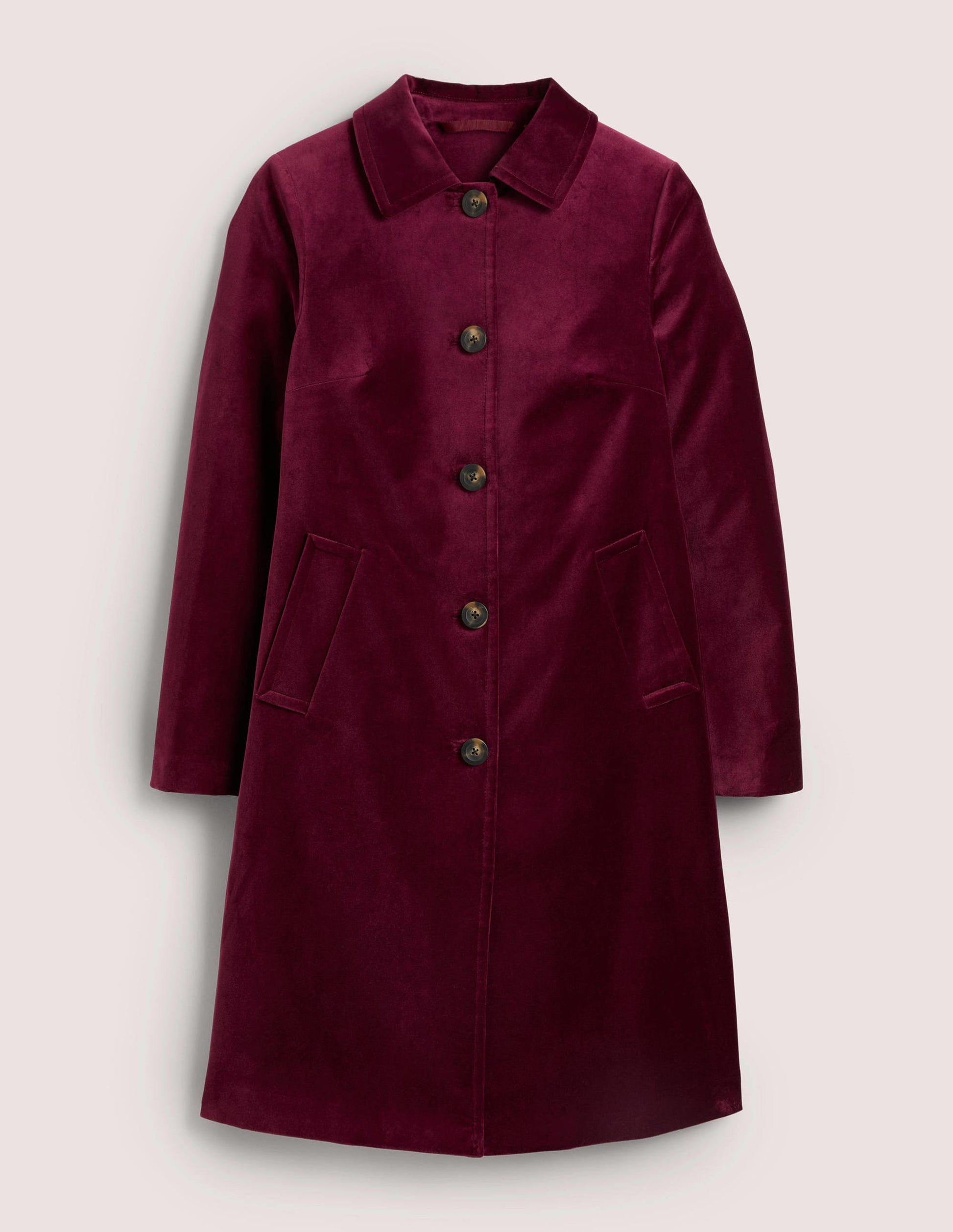 Elizabeth Velvet Coat-Mulled Wine-7
