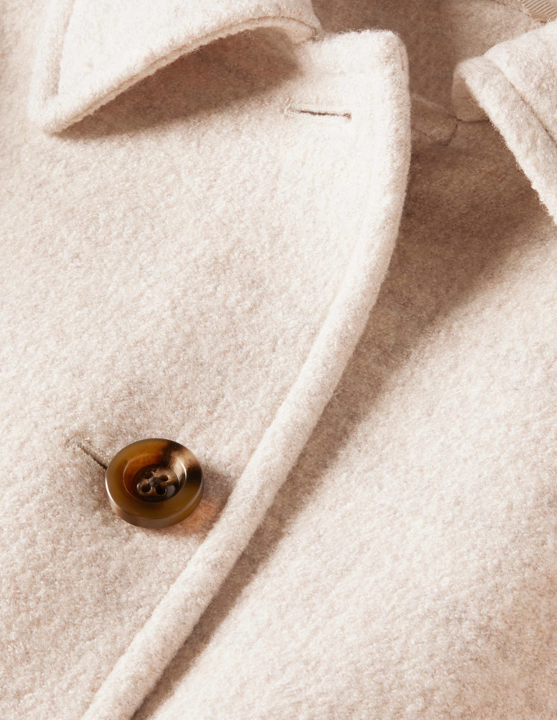 Belted Textured Wool Maxi Coat-Oat Milk-8