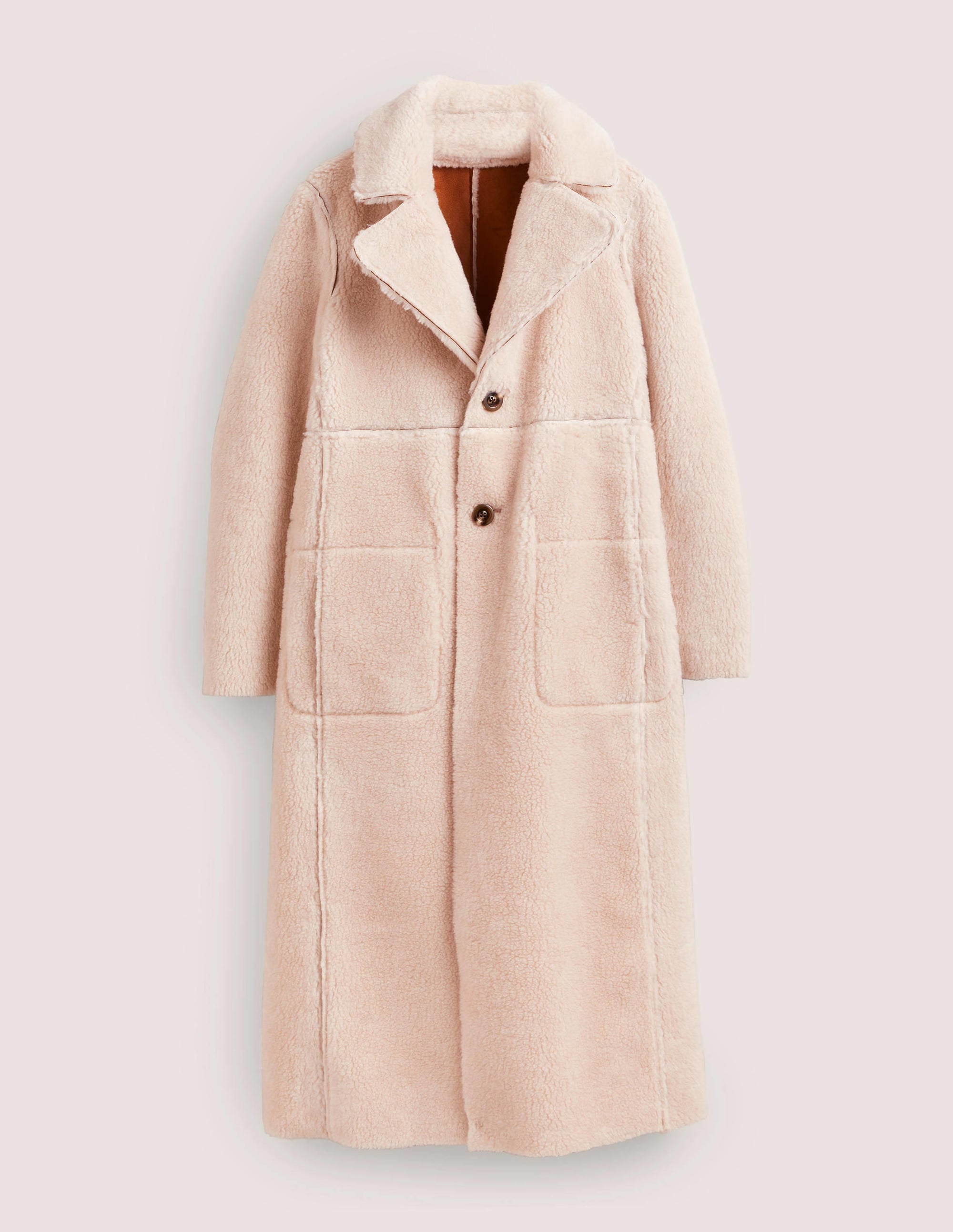 Reversible Faux-Shearling Coat-Hazel - Image 6