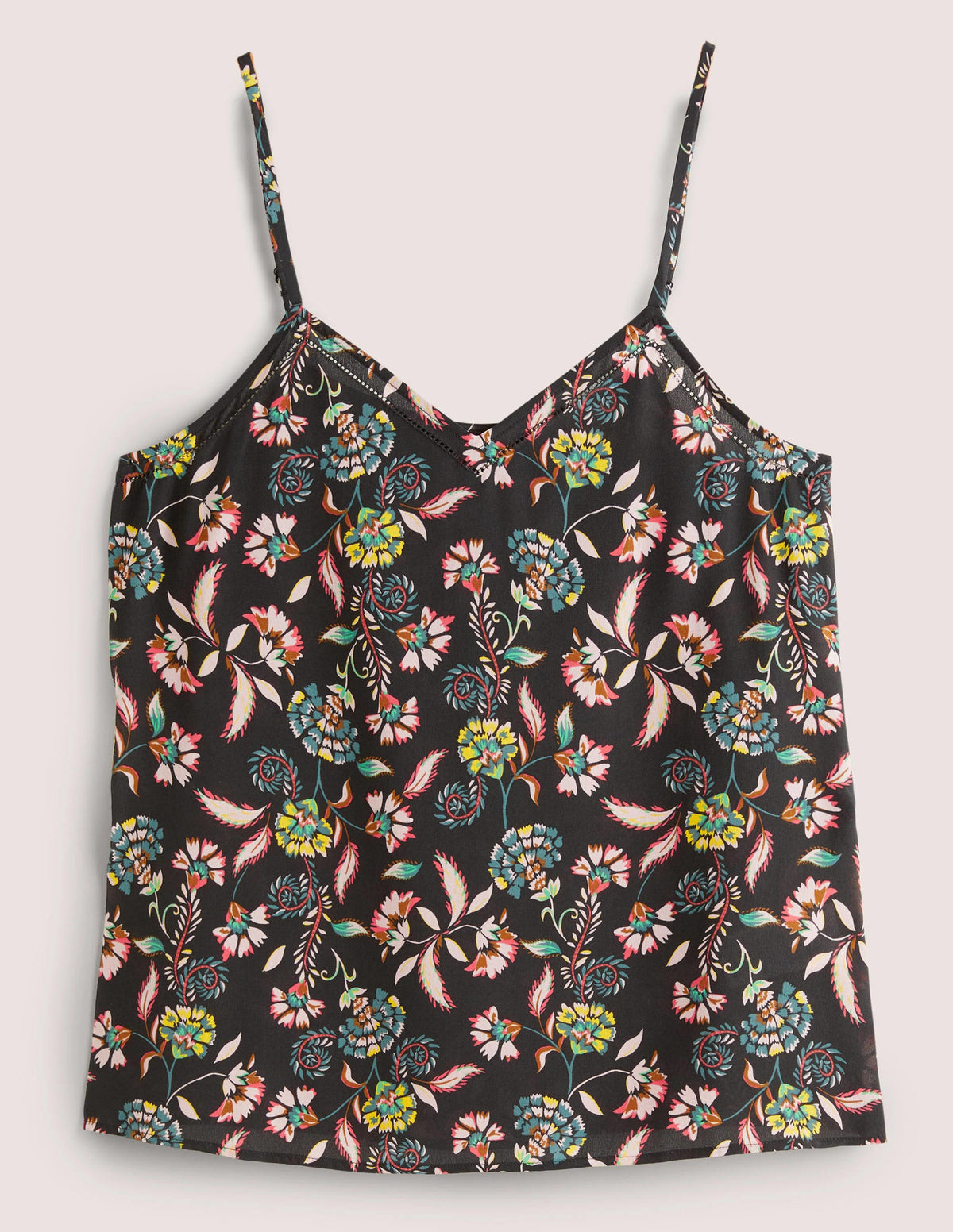 Silk Cami Top-Multi, Blossom Pome - Image 5