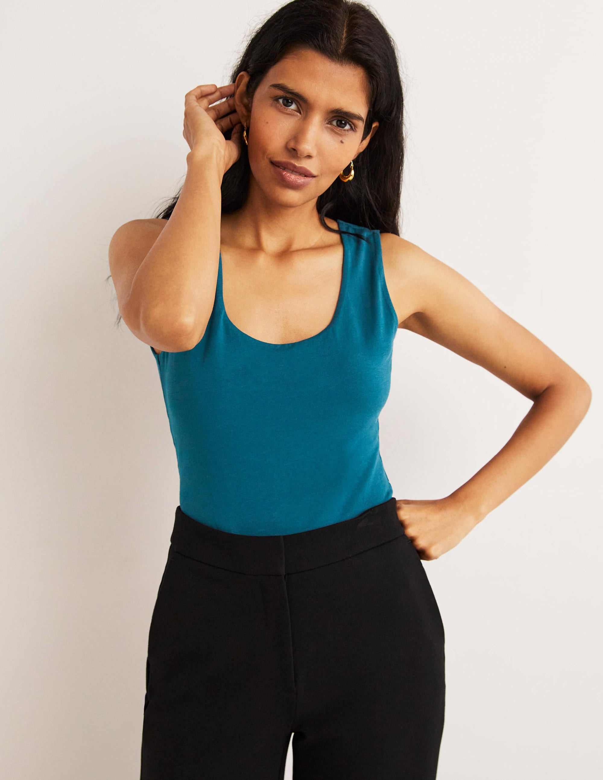 Double Layer Tank-Baltic Blue - Image 1