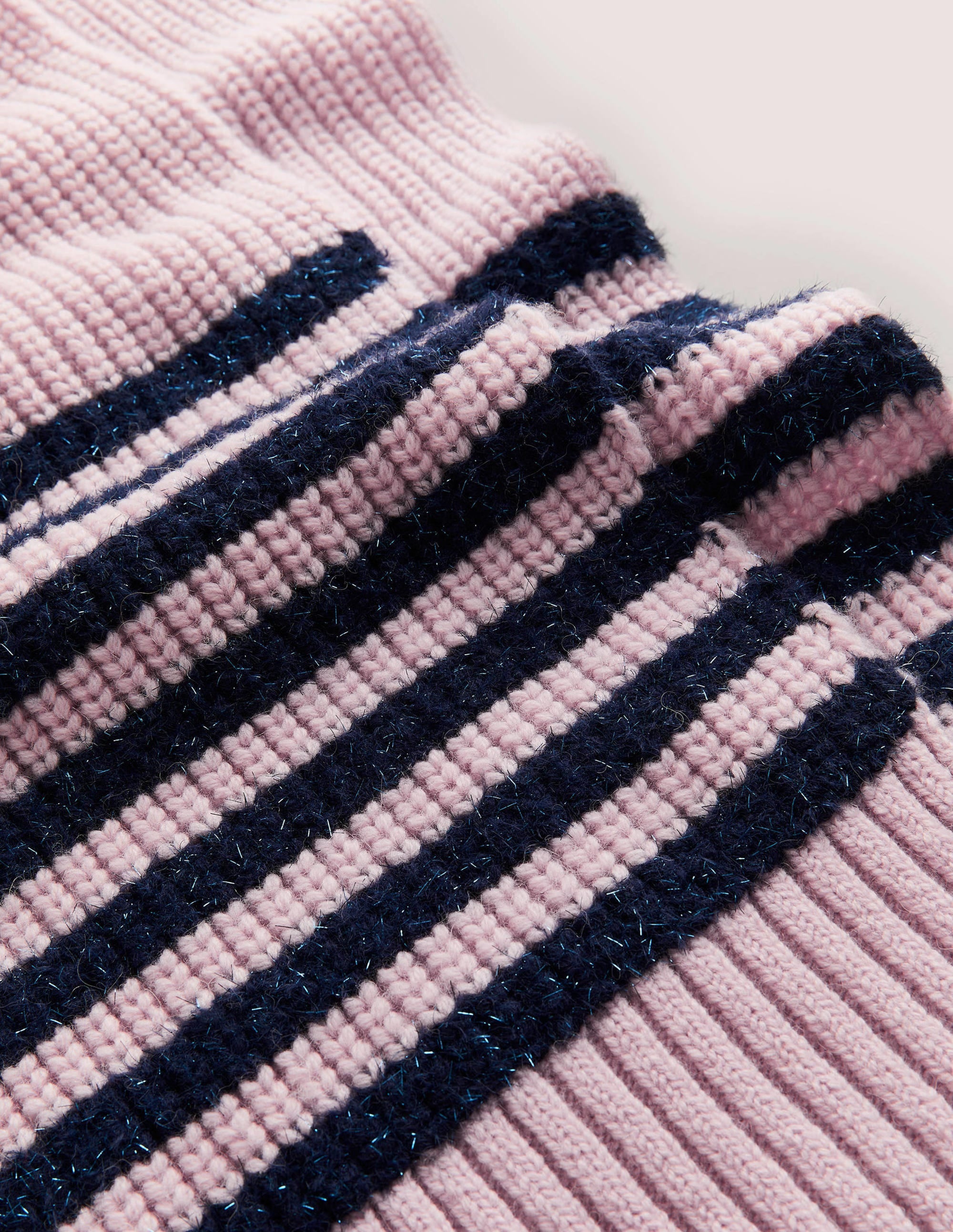 Chunky Stripe Scarf-Boto Pink - Image 2